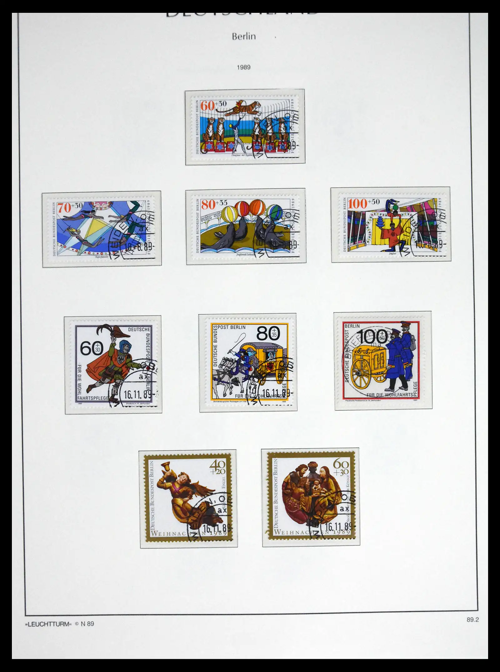 41707 0082 - Stamp collection 41707 Berlin complete used 1948-1990.