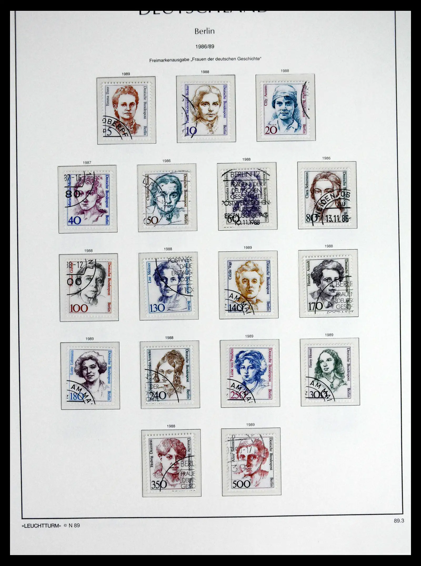 41707 0083 - Stamp collection 41707 Berlin complete used 1948-1990.