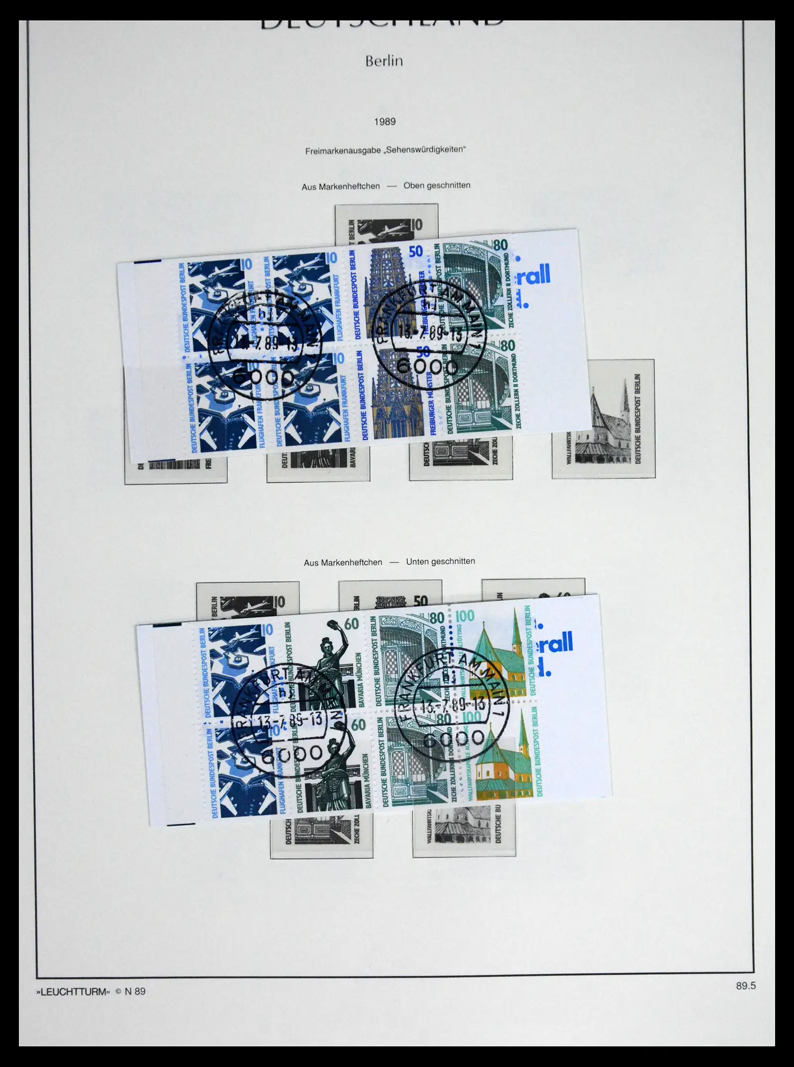 41707 0085 - Stamp collection 41707 Berlin complete used 1948-1990.