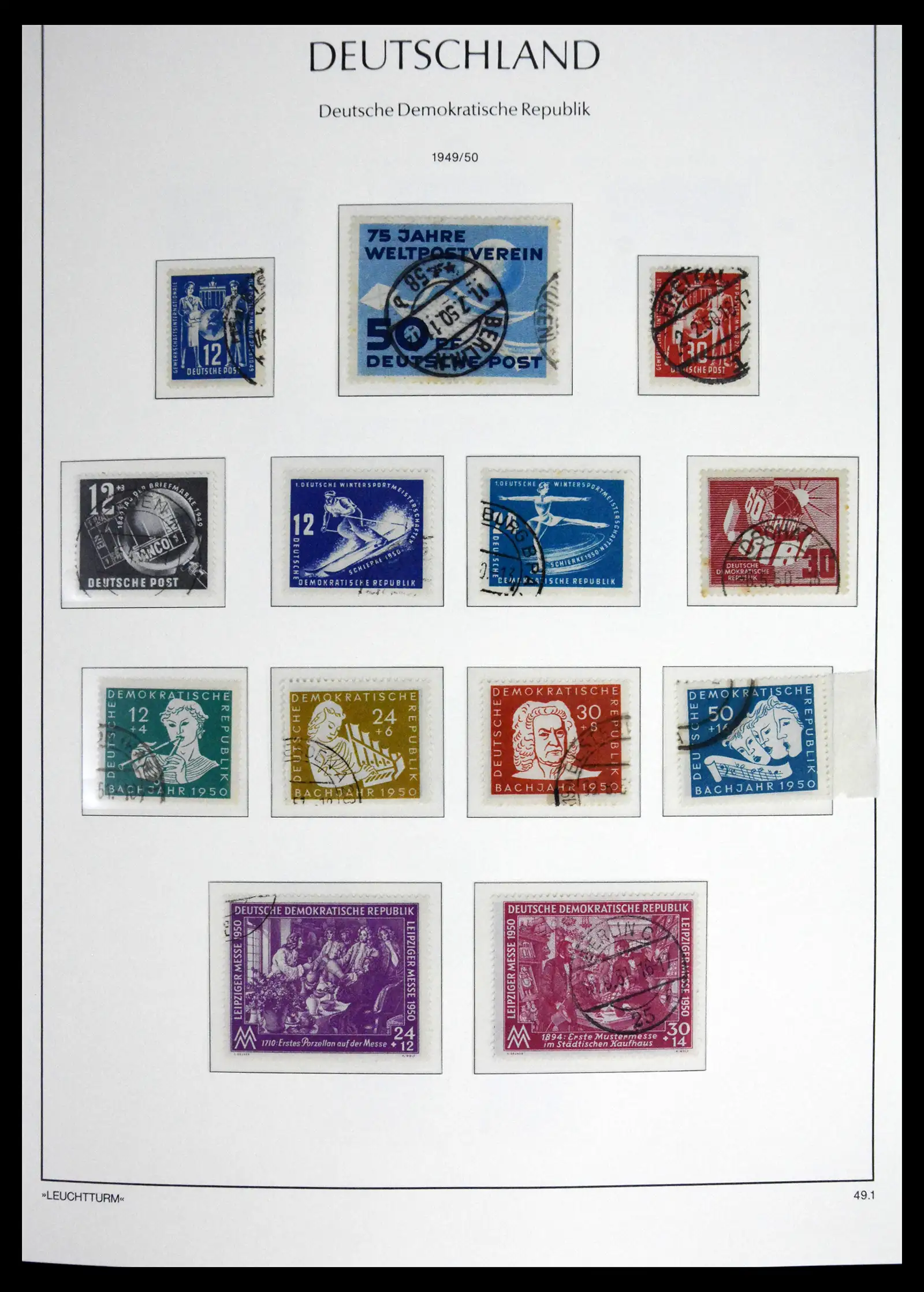 41708 0001 - Postzegelverzameling 41708 DDR compleet gebruikt 1948-1990.