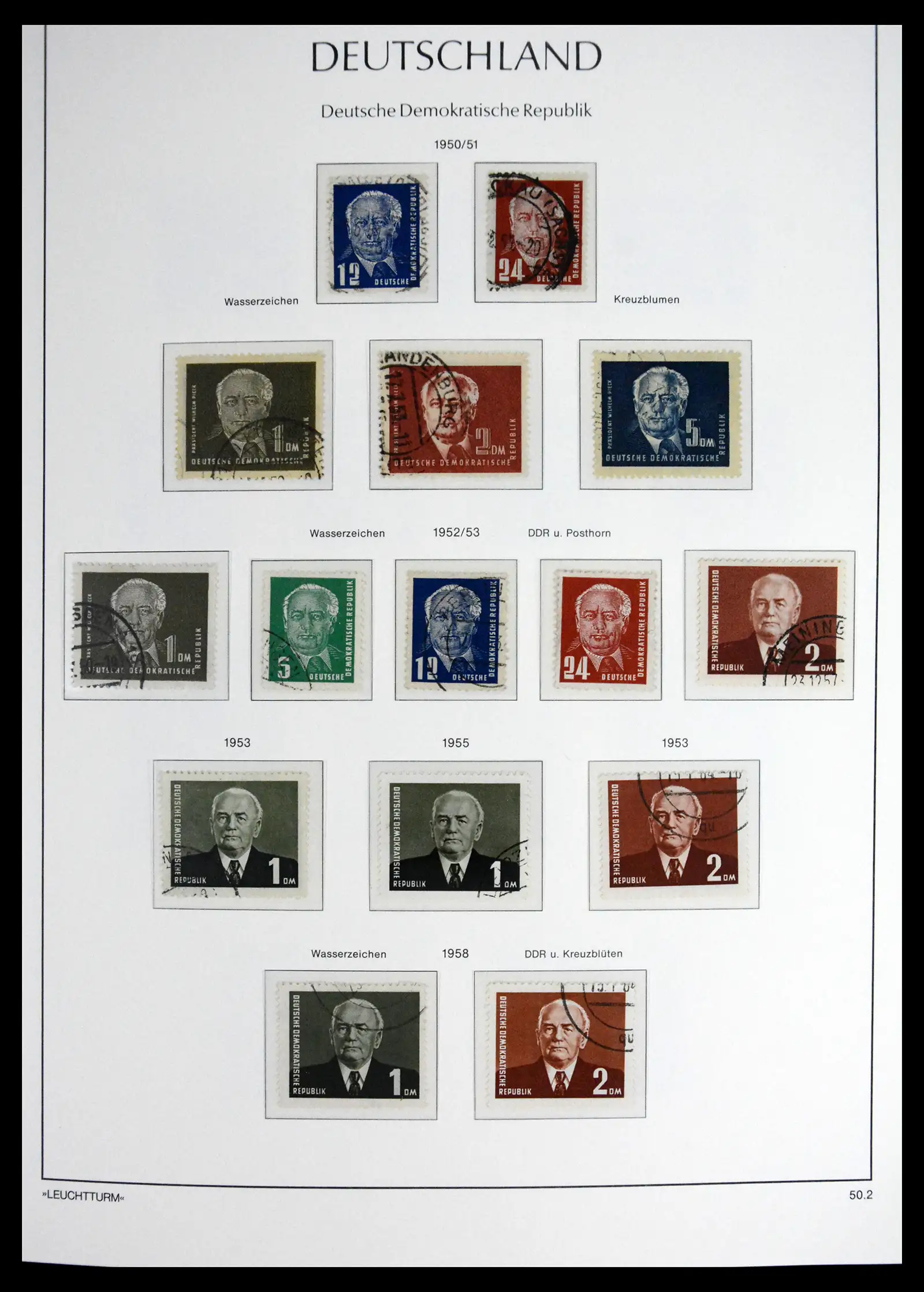 41708 0003 - Postzegelverzameling 41708 DDR compleet gebruikt 1948-1990.