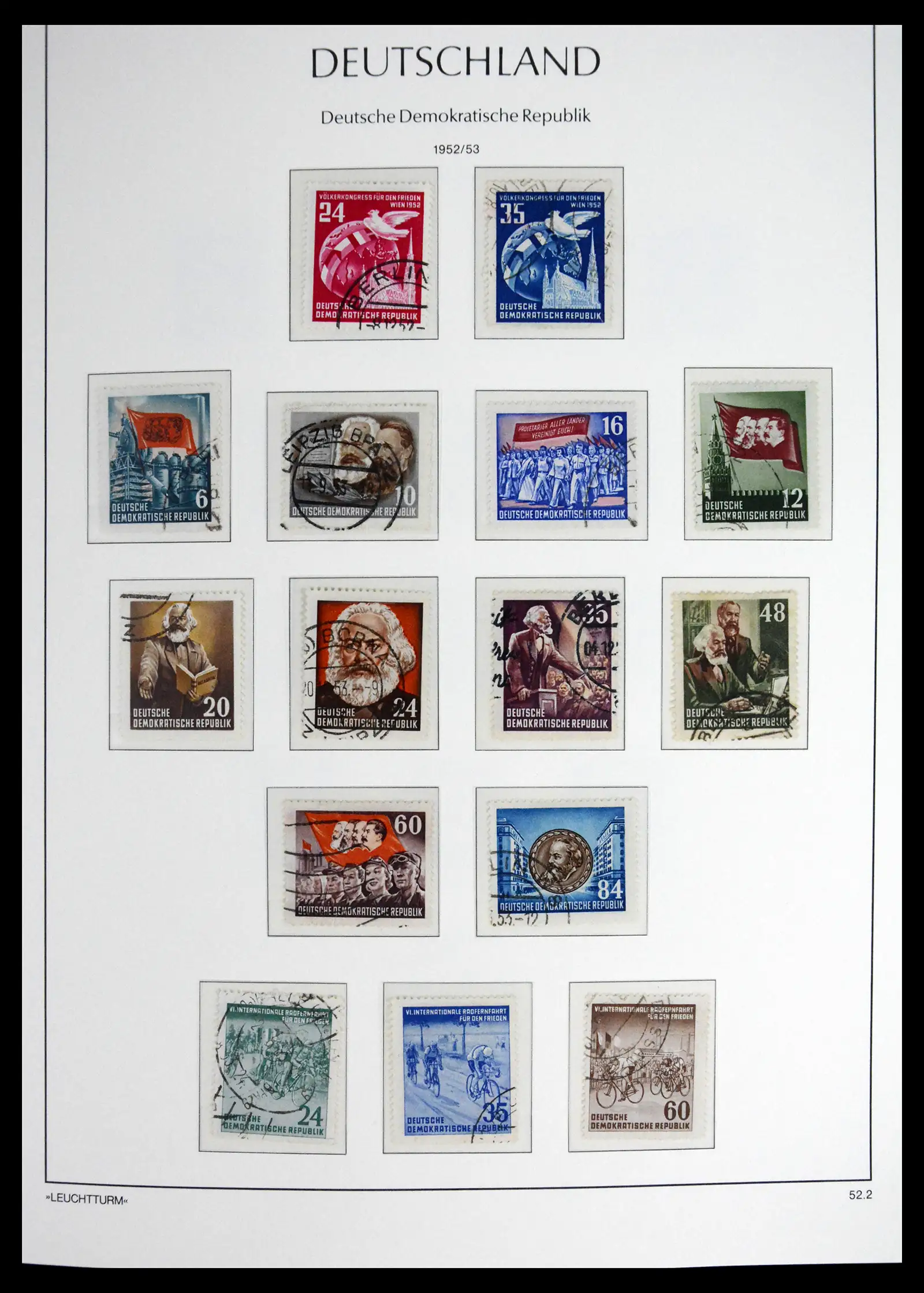 41708 0007 - Postzegelverzameling 41708 DDR compleet gebruikt 1948-1990.