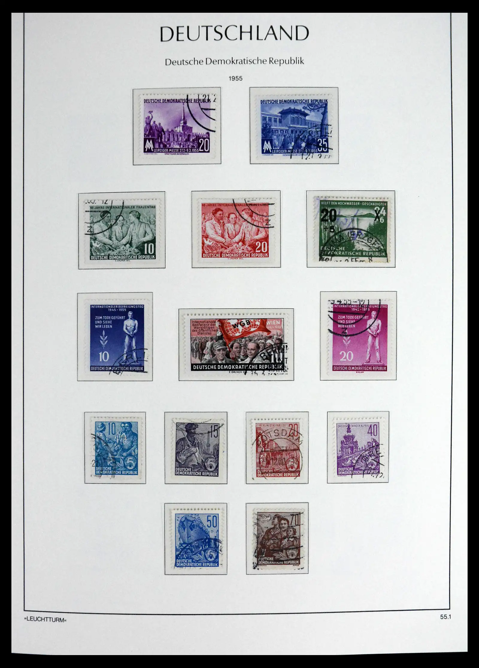 41708 0016 - Postzegelverzameling 41708 DDR compleet gebruikt 1948-1990.