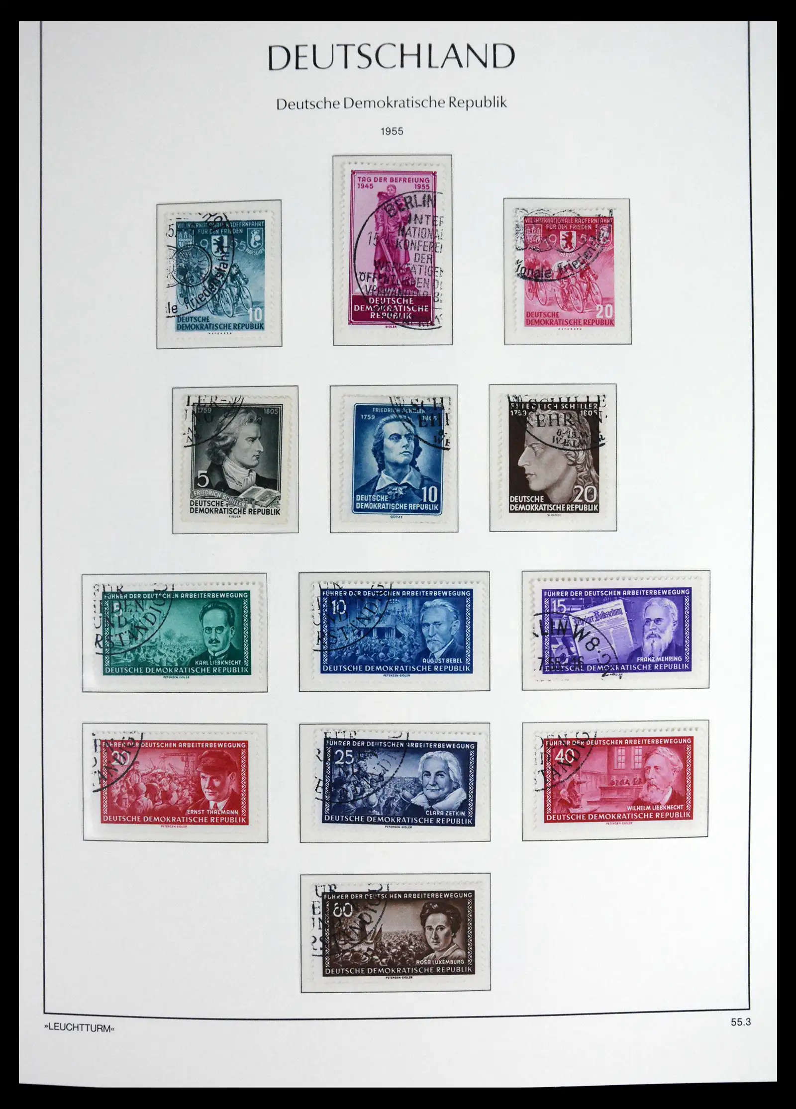 41708 0018 - Postzegelverzameling 41708 DDR compleet gebruikt 1948-1990.