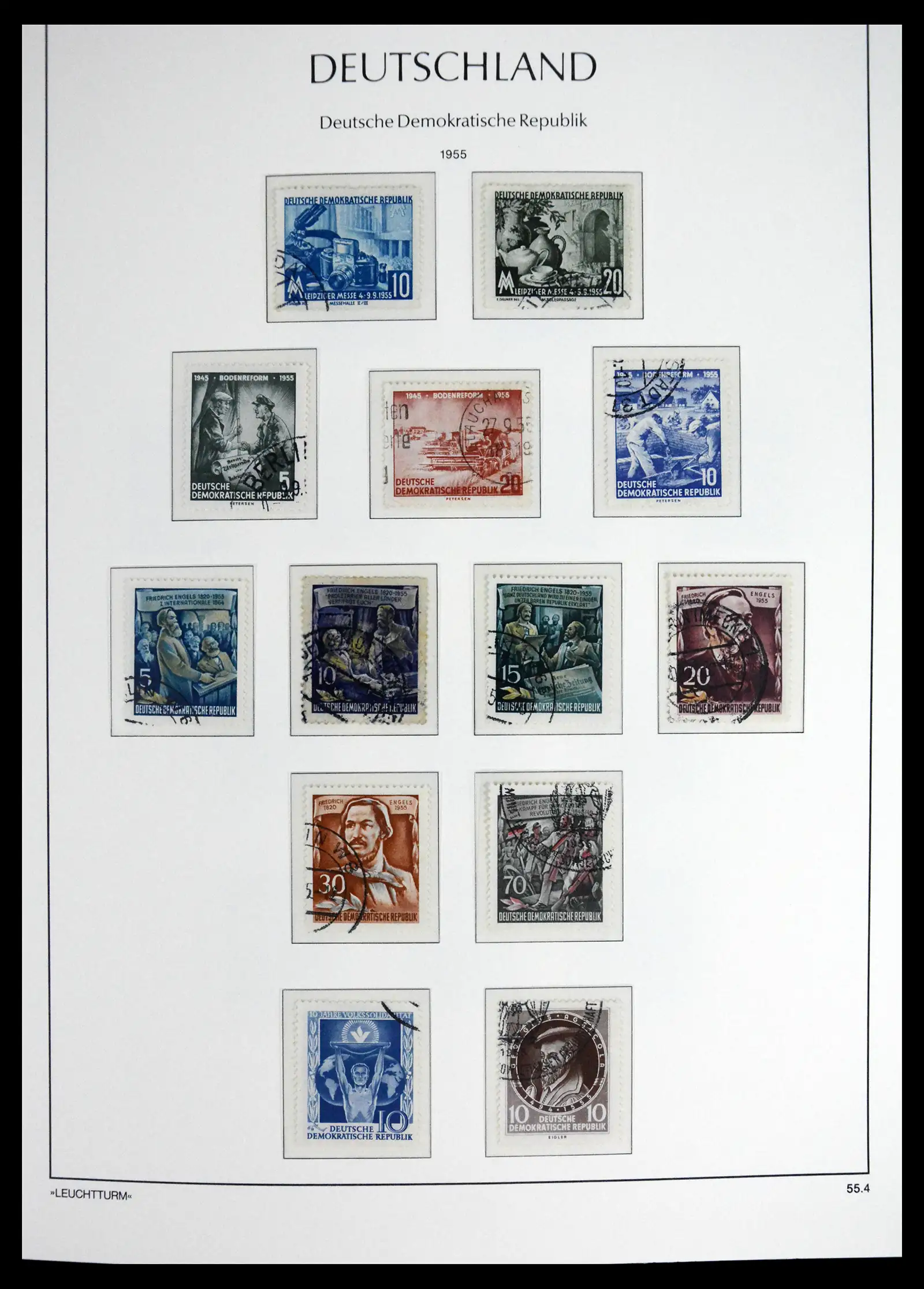 41708 0019 - Postzegelverzameling 41708 DDR compleet gebruikt 1948-1990.