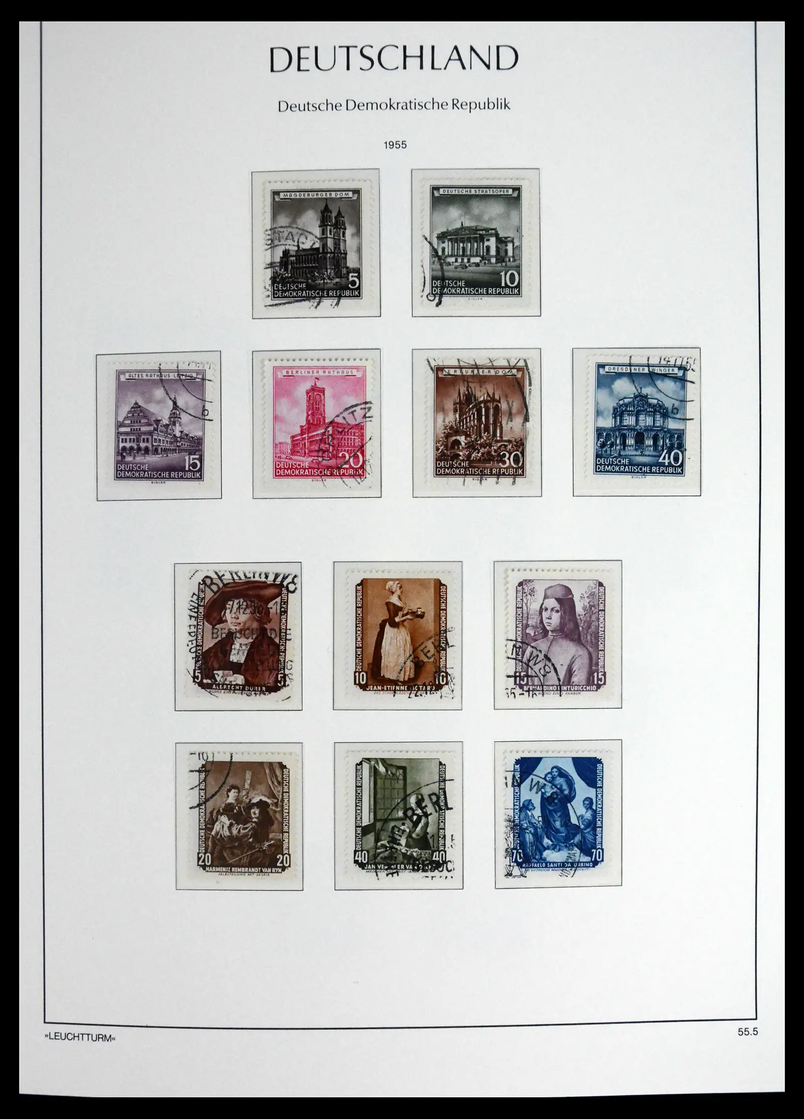 41708 0020 - Postzegelverzameling 41708 DDR compleet gebruikt 1948-1990.