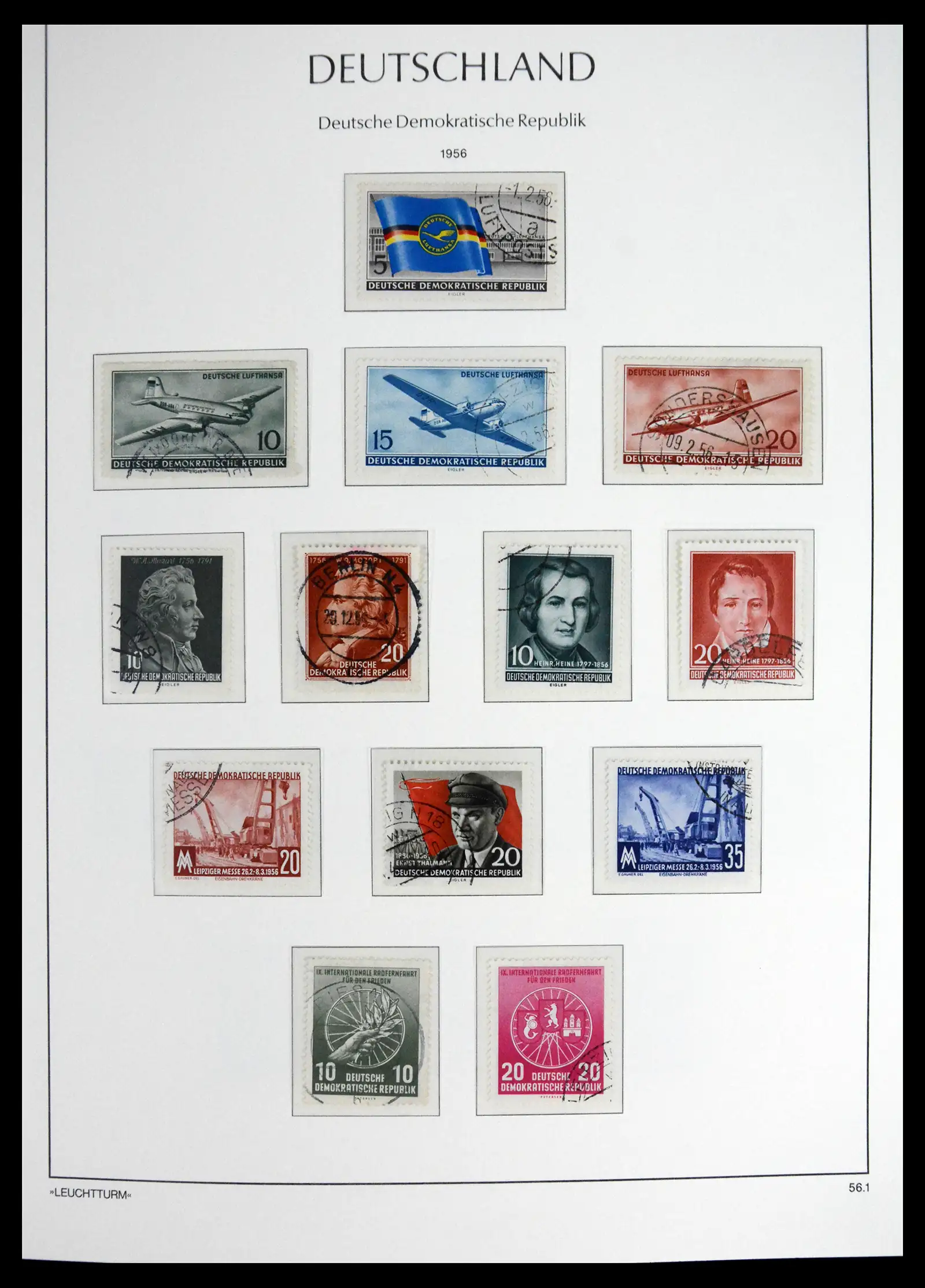 41708 0021 - Postzegelverzameling 41708 DDR compleet gebruikt 1948-1990.