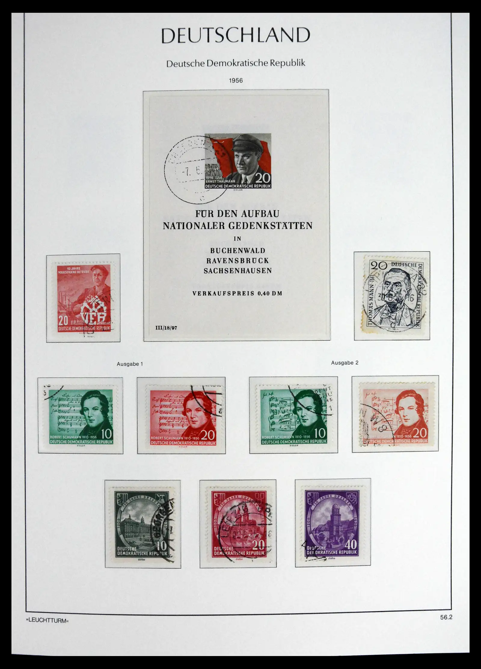 41708 0022 - Postzegelverzameling 41708 DDR compleet gebruikt 1948-1990.