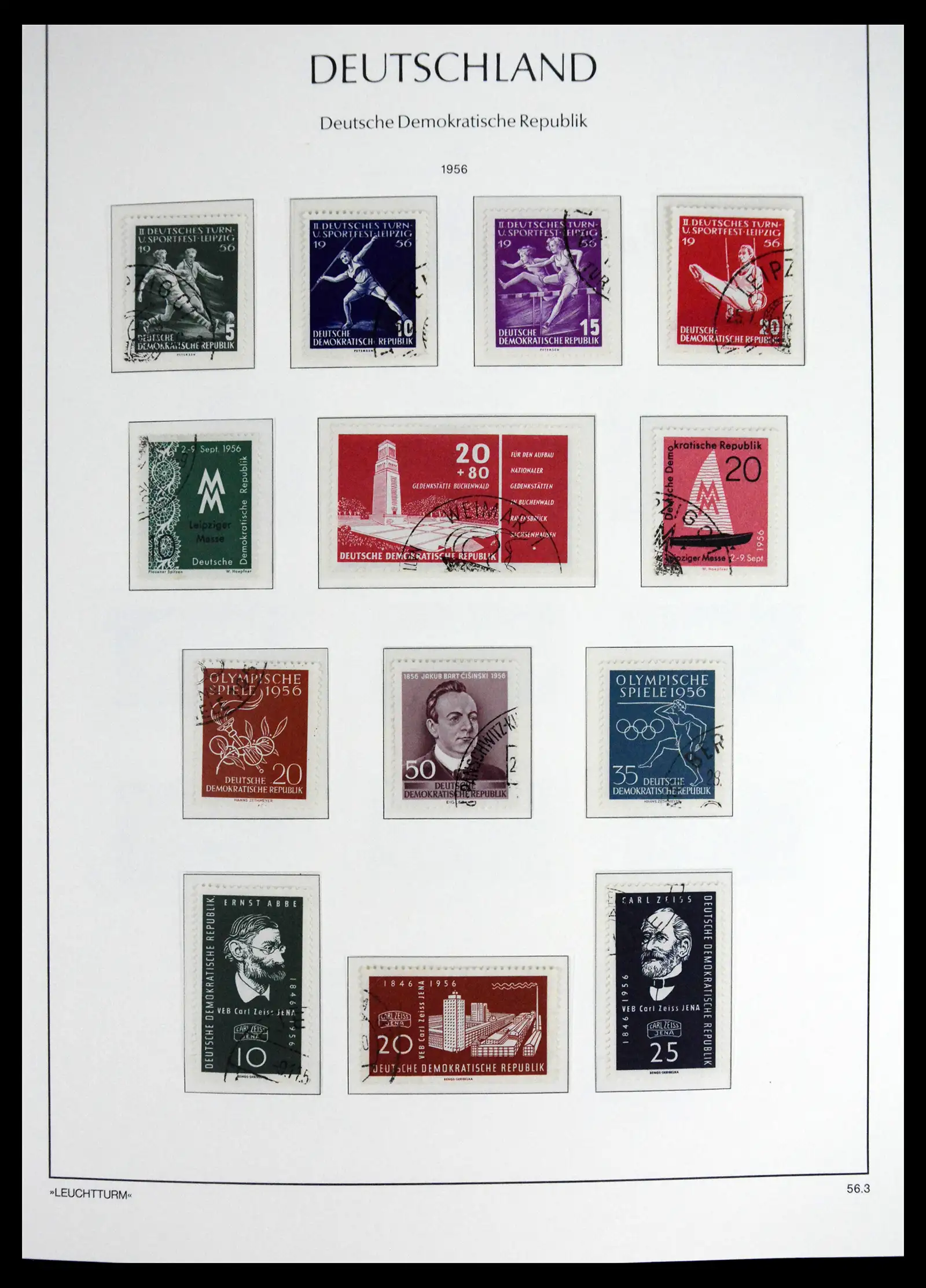 41708 0023 - Postzegelverzameling 41708 DDR compleet gebruikt 1948-1990.