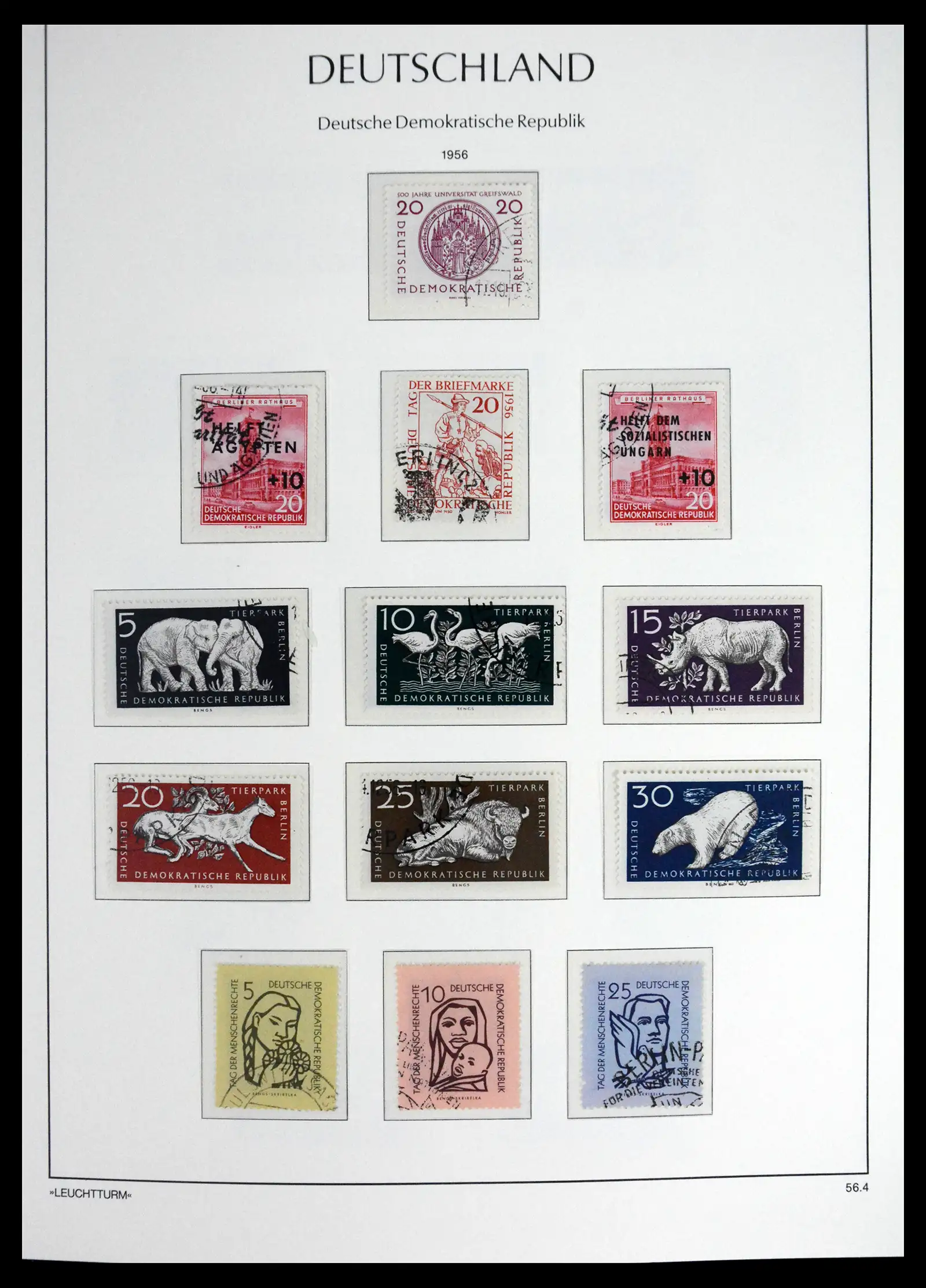 41708 0024 - Postzegelverzameling 41708 DDR compleet gebruikt 1948-1990.