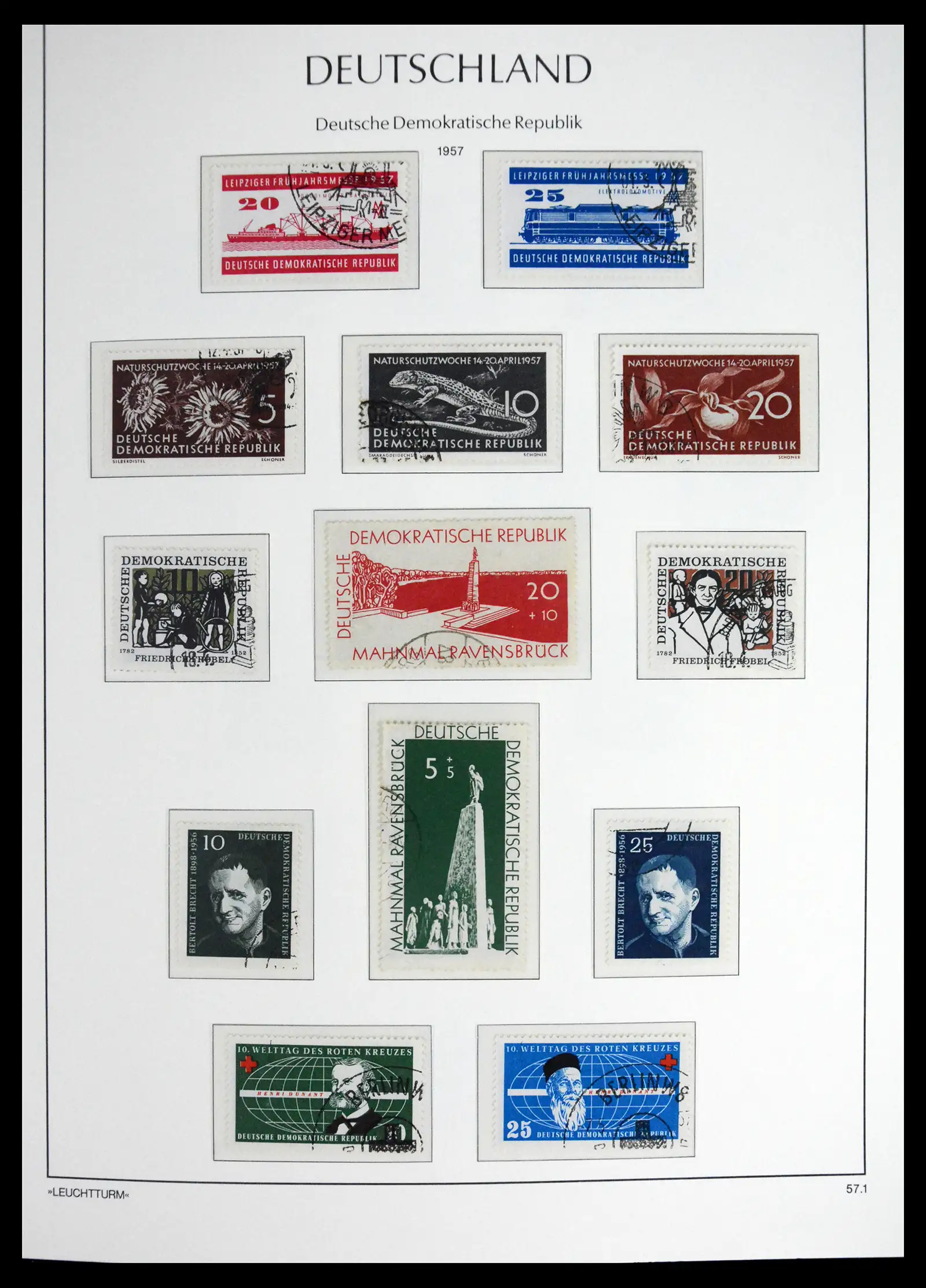 41708 0025 - Postzegelverzameling 41708 DDR compleet gebruikt 1948-1990.