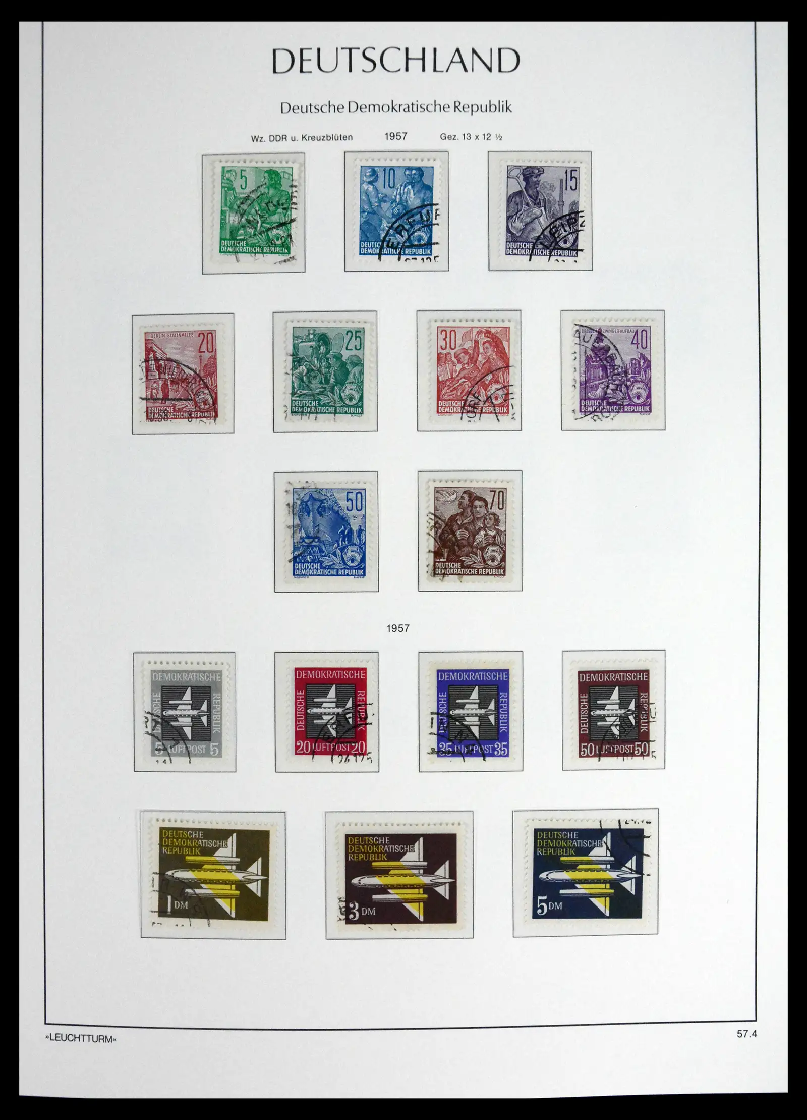 41708 0028 - Postzegelverzameling 41708 DDR compleet gebruikt 1948-1990.