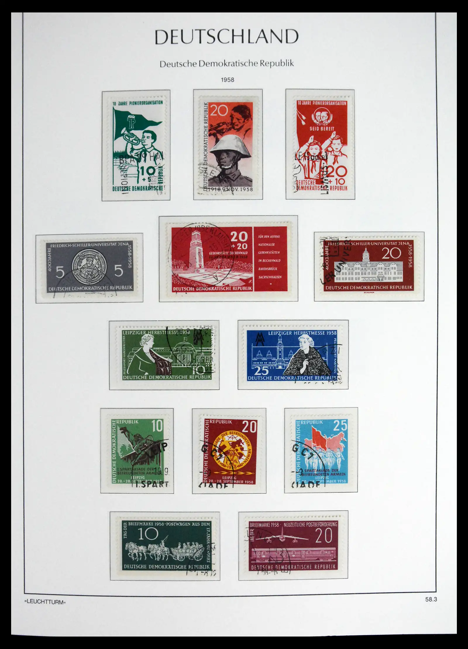 41708 0031 - Postzegelverzameling 41708 DDR compleet gebruikt 1948-1990.