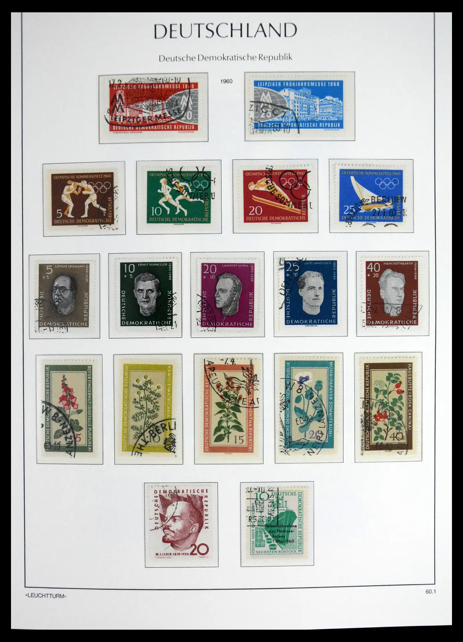 41708 0040 - Postzegelverzameling 41708 DDR compleet gebruikt 1948-1990.