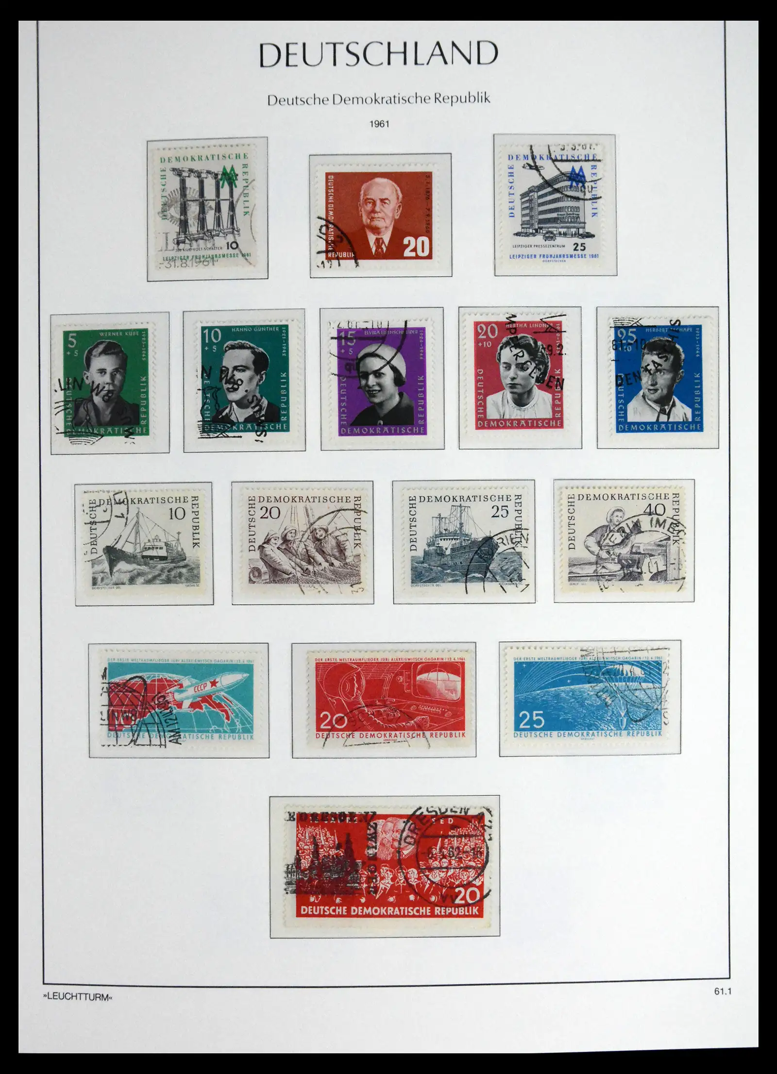 41708 0045 - Postzegelverzameling 41708 DDR compleet gebruikt 1948-1990.