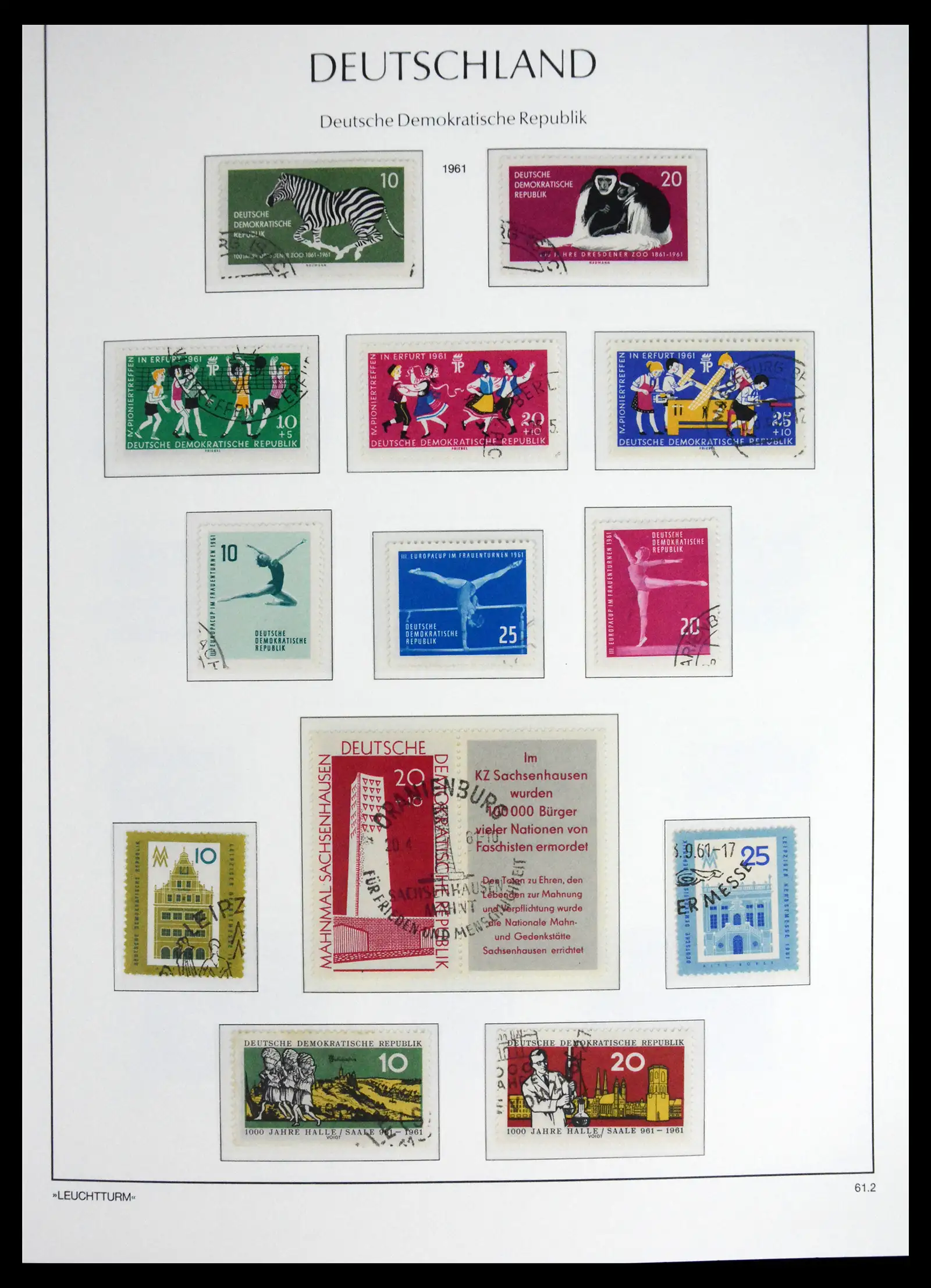 41708 0046 - Postzegelverzameling 41708 DDR compleet gebruikt 1948-1990.