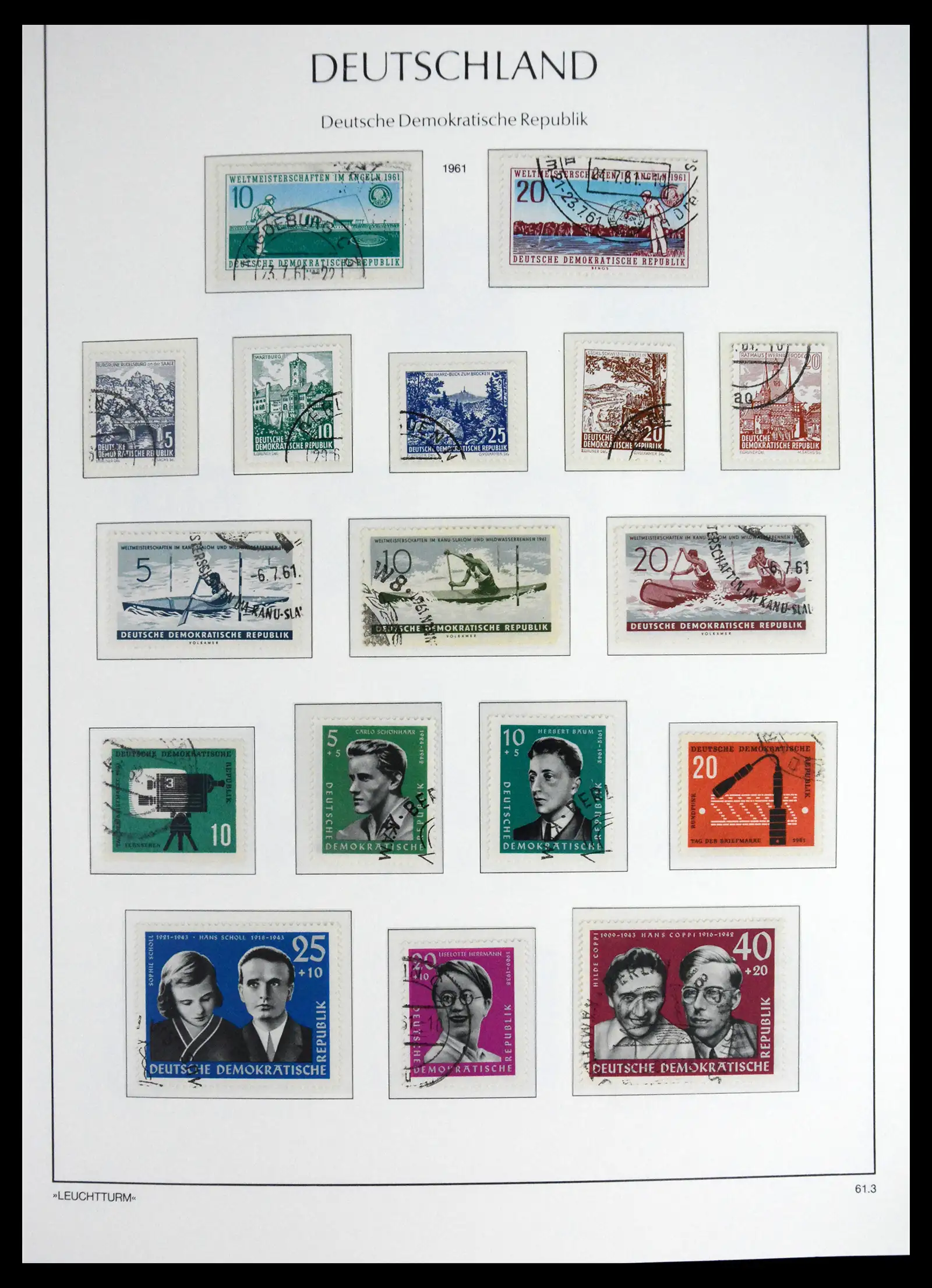 41708 0047 - Postzegelverzameling 41708 DDR compleet gebruikt 1948-1990.