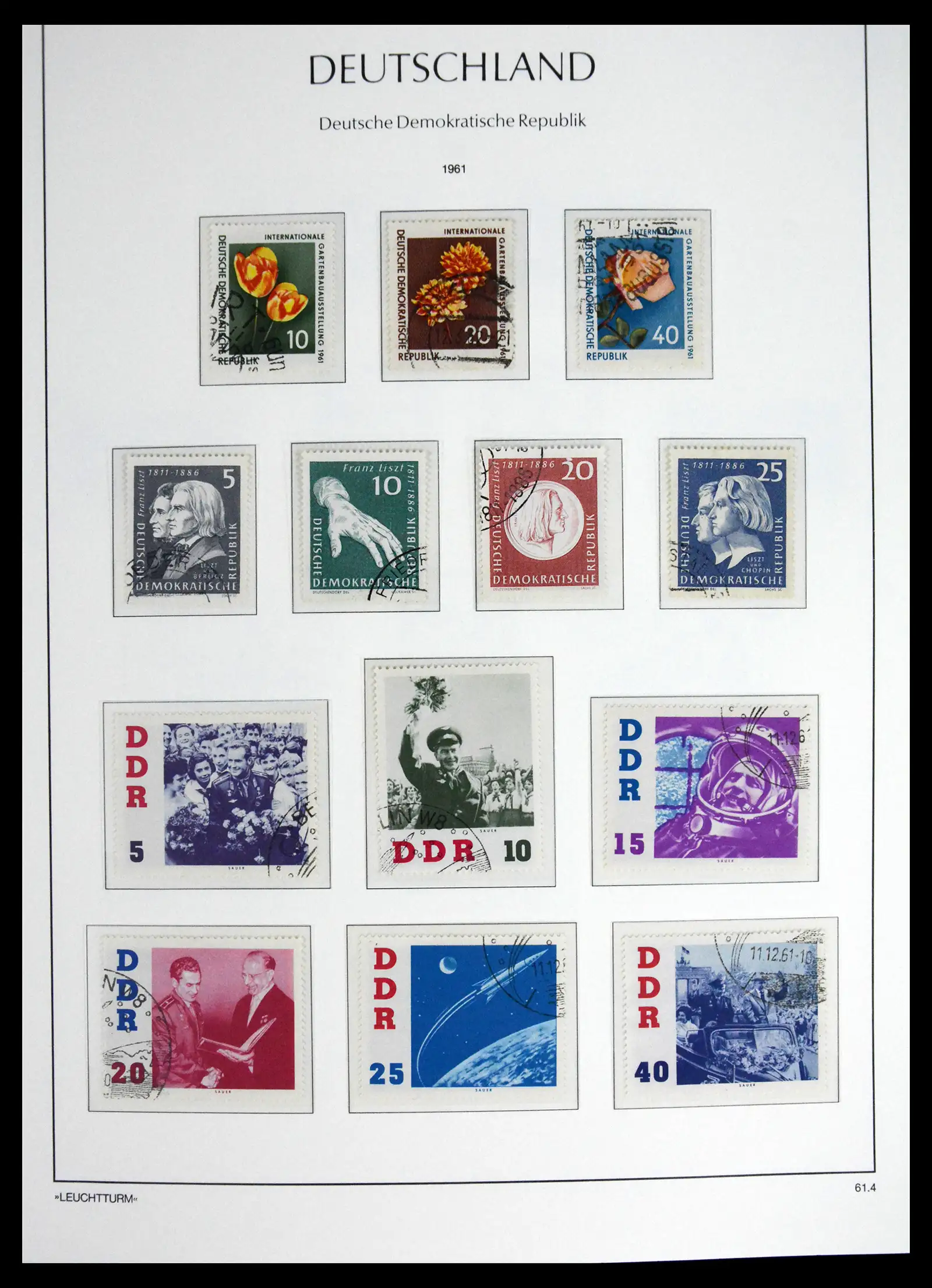 41708 0048 - Postzegelverzameling 41708 DDR compleet gebruikt 1948-1990.