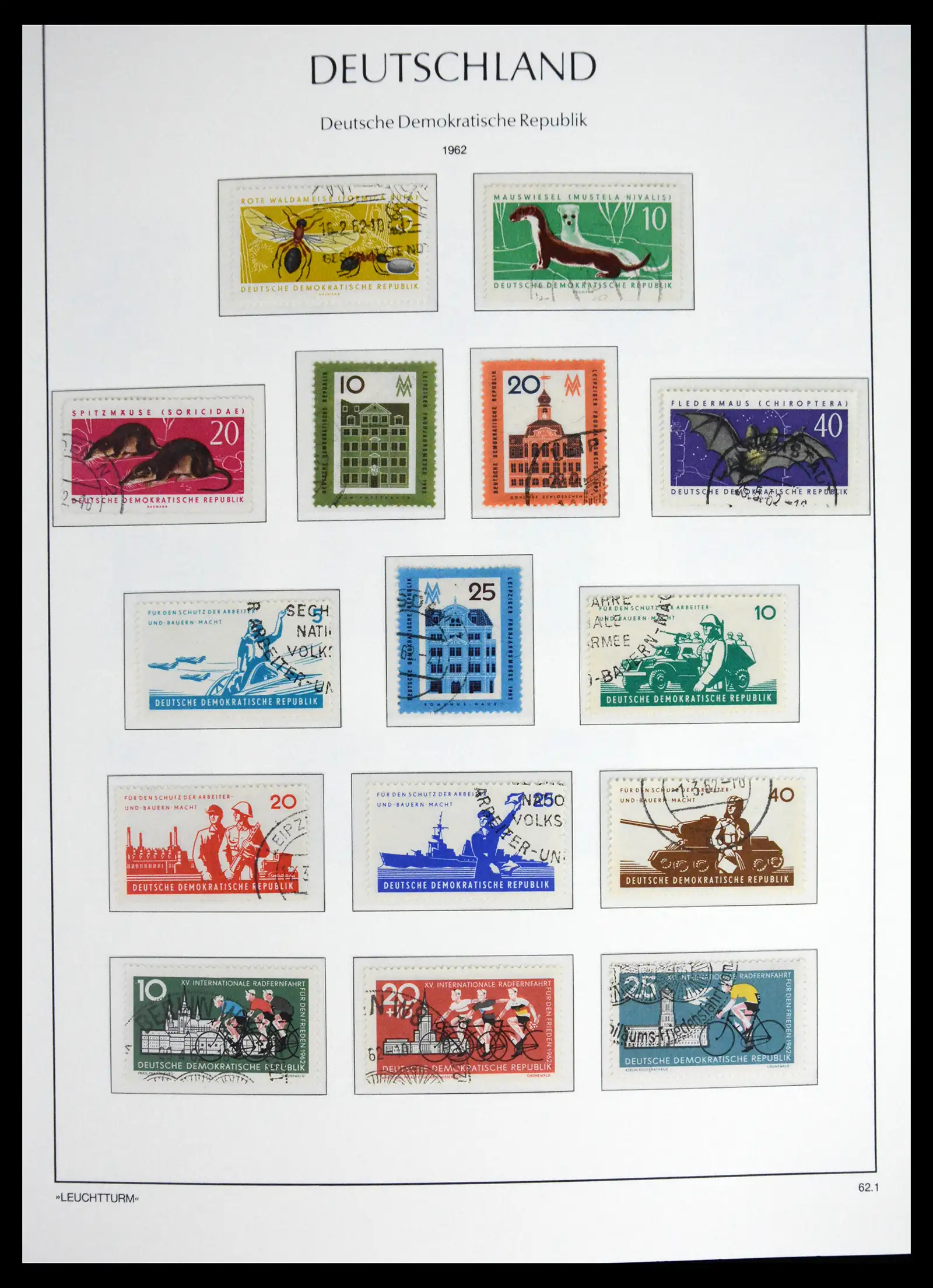 41708 0049 - Postzegelverzameling 41708 DDR compleet gebruikt 1948-1990.