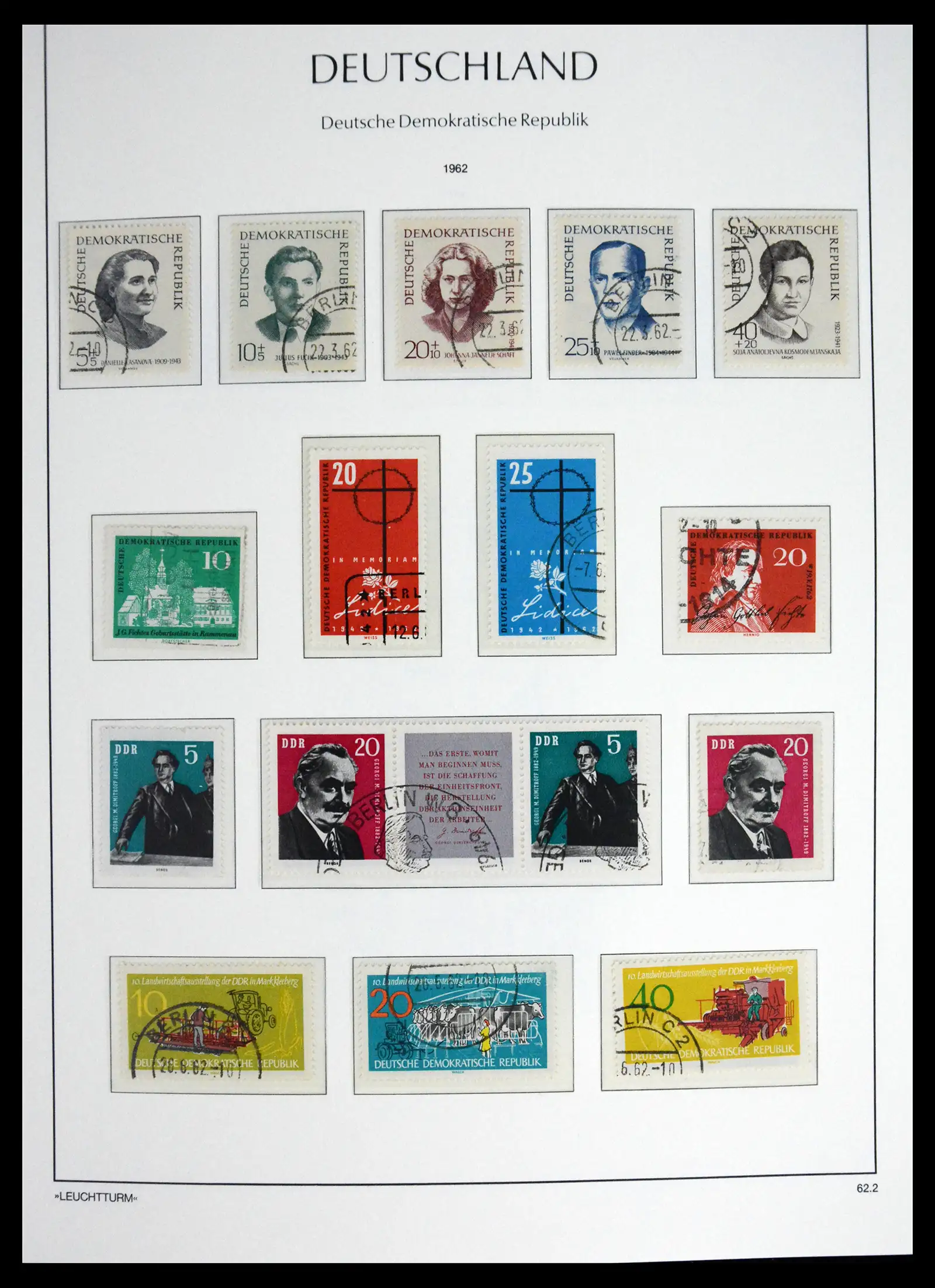 41708 0050 - Postzegelverzameling 41708 DDR compleet gebruikt 1948-1990.