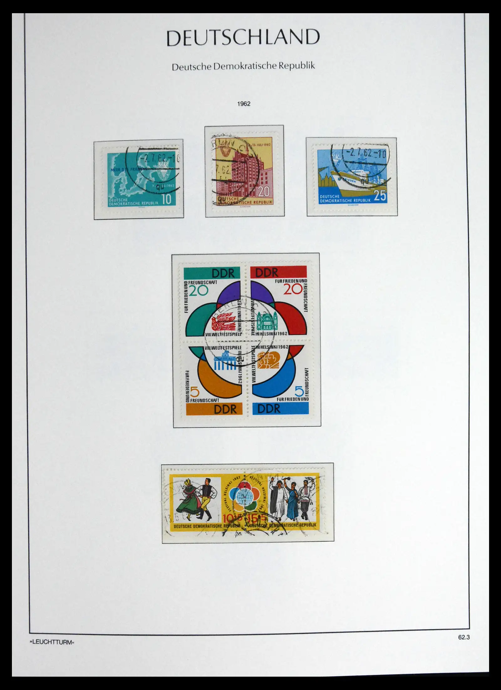 41708 0051 - Postzegelverzameling 41708 DDR compleet gebruikt 1948-1990.