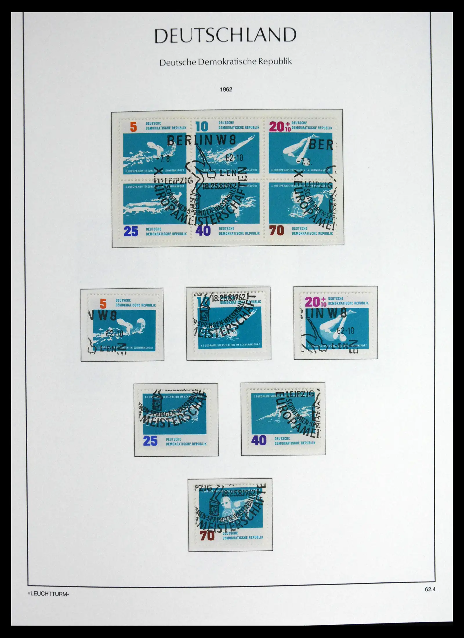 41708 0052 - Postzegelverzameling 41708 DDR compleet gebruikt 1948-1990.