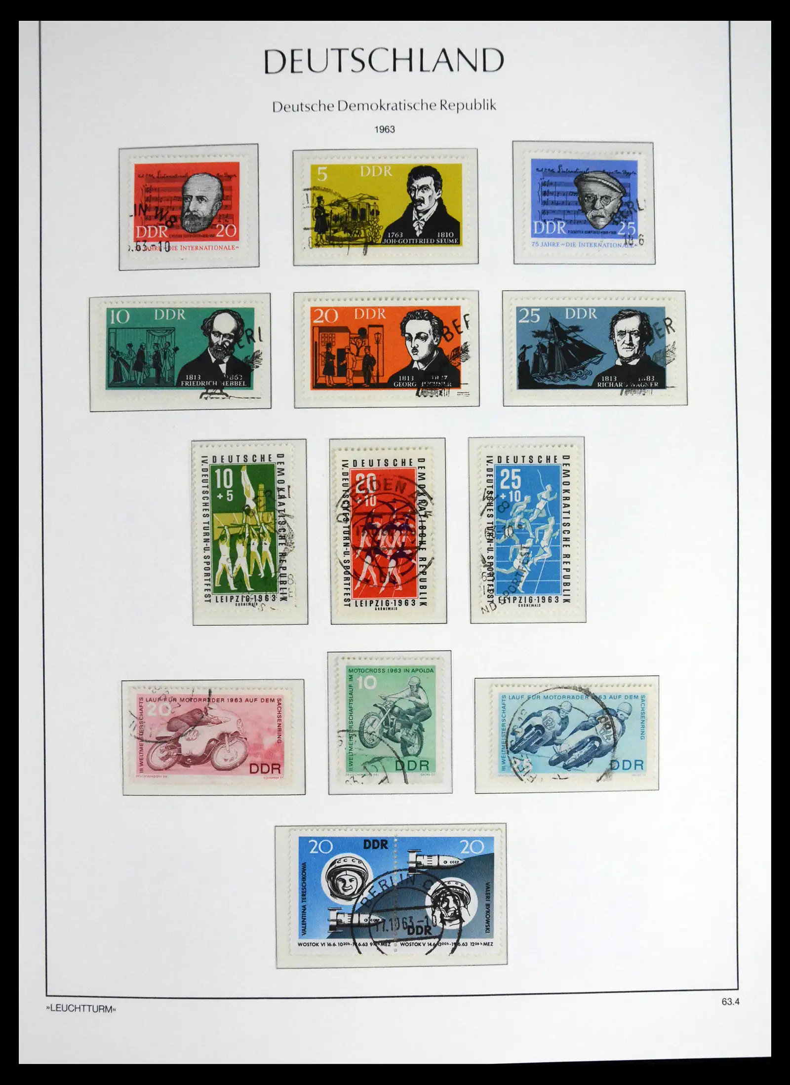 41708 0058 - Postzegelverzameling 41708 DDR compleet gebruikt 1948-1990.