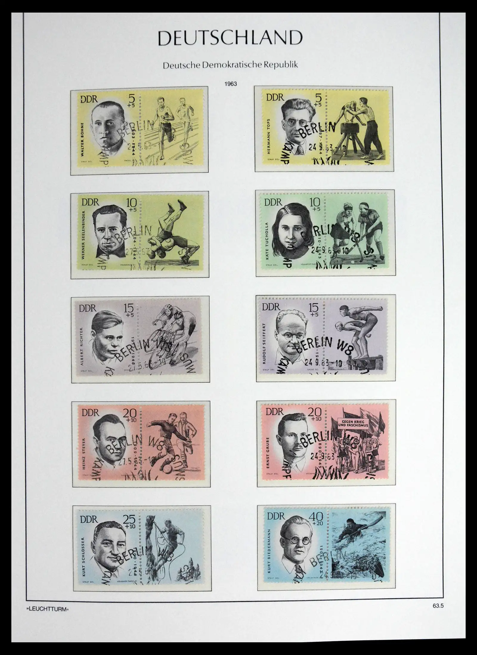 41708 0059 - Postzegelverzameling 41708 DDR compleet gebruikt 1948-1990.