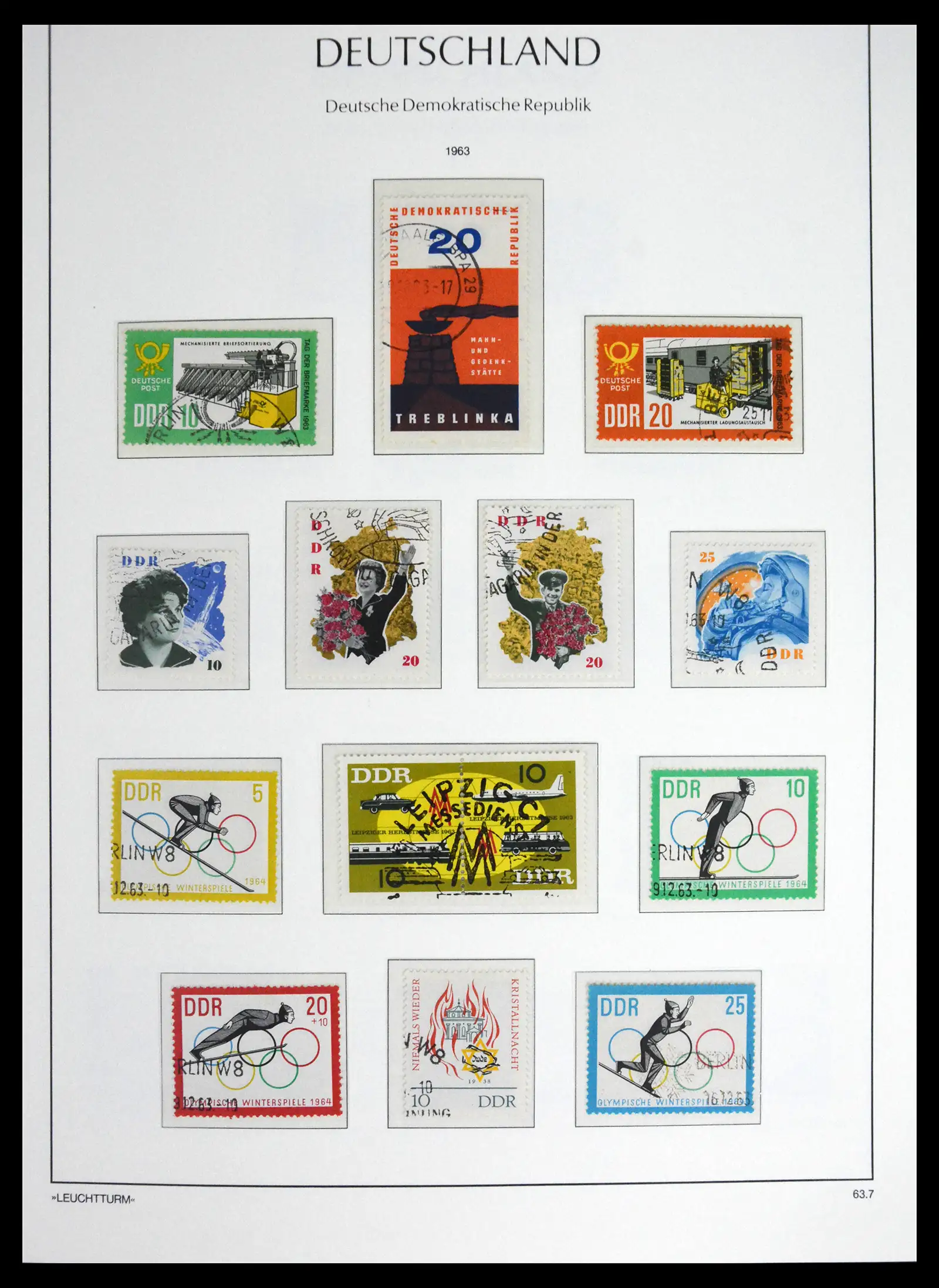 41708 0061 - Postzegelverzameling 41708 DDR compleet gebruikt 1948-1990.