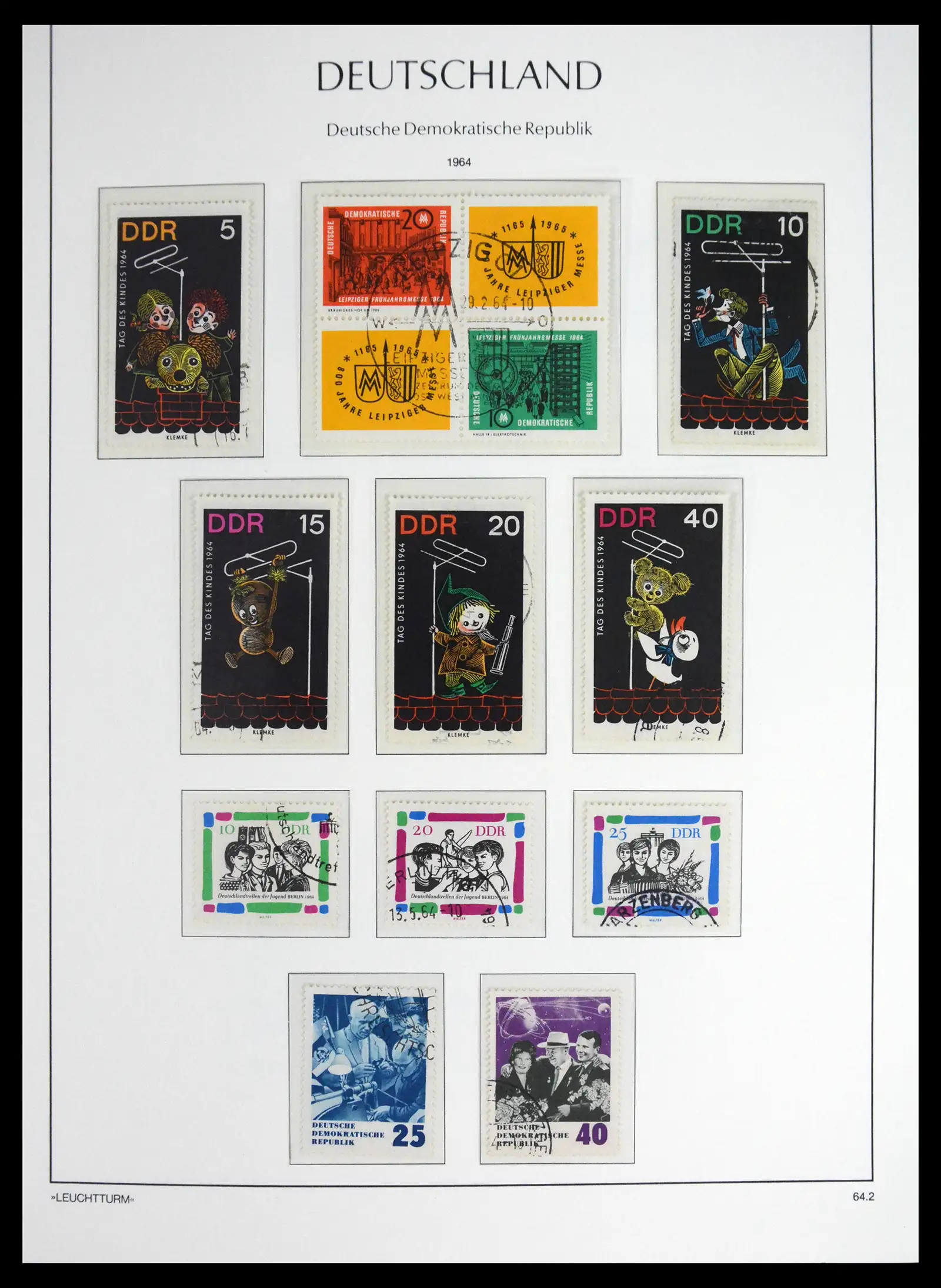 41708 0063 - Postzegelverzameling 41708 DDR compleet gebruikt 1948-1990.