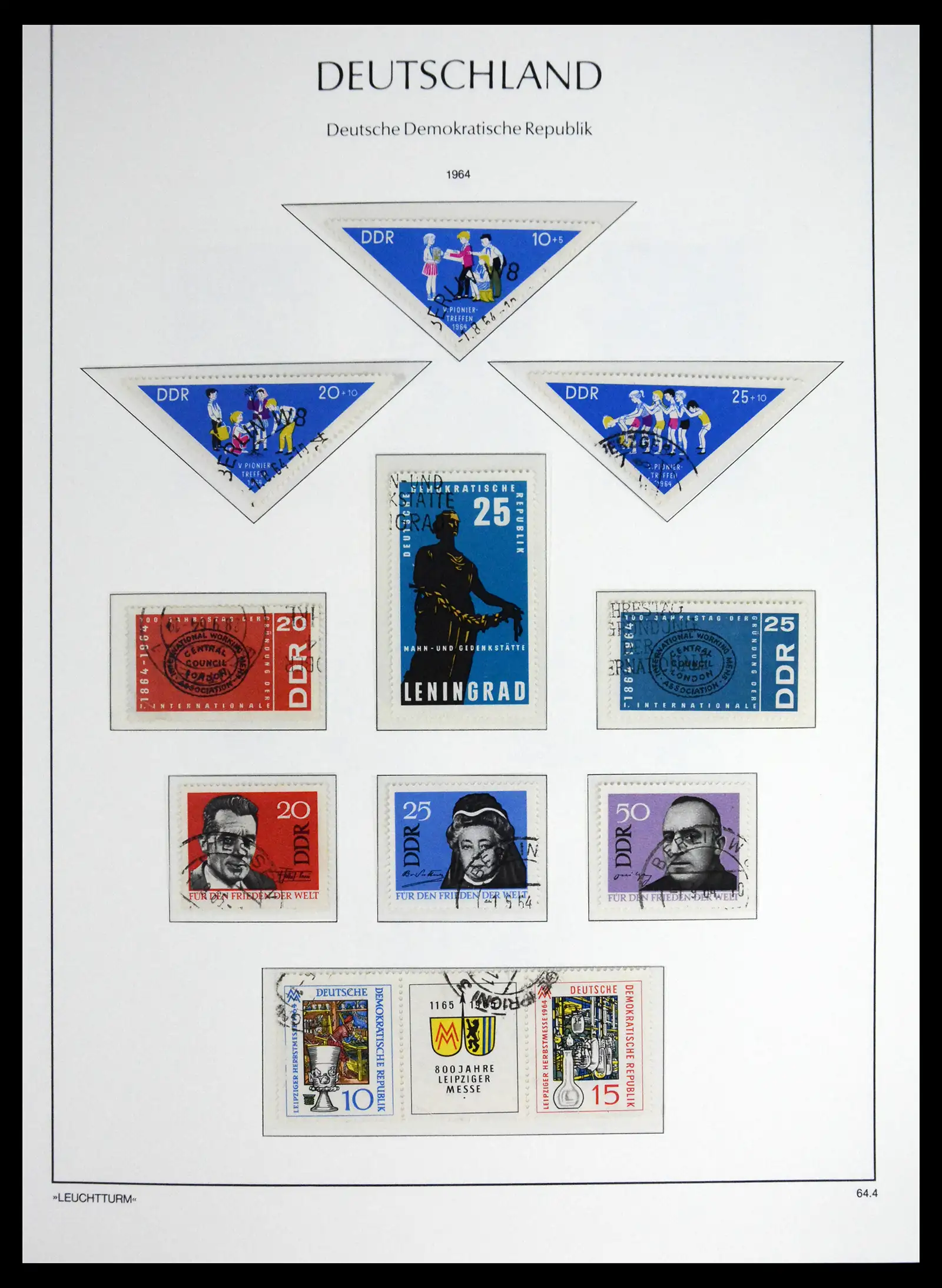 41708 0065 - Postzegelverzameling 41708 DDR compleet gebruikt 1948-1990.