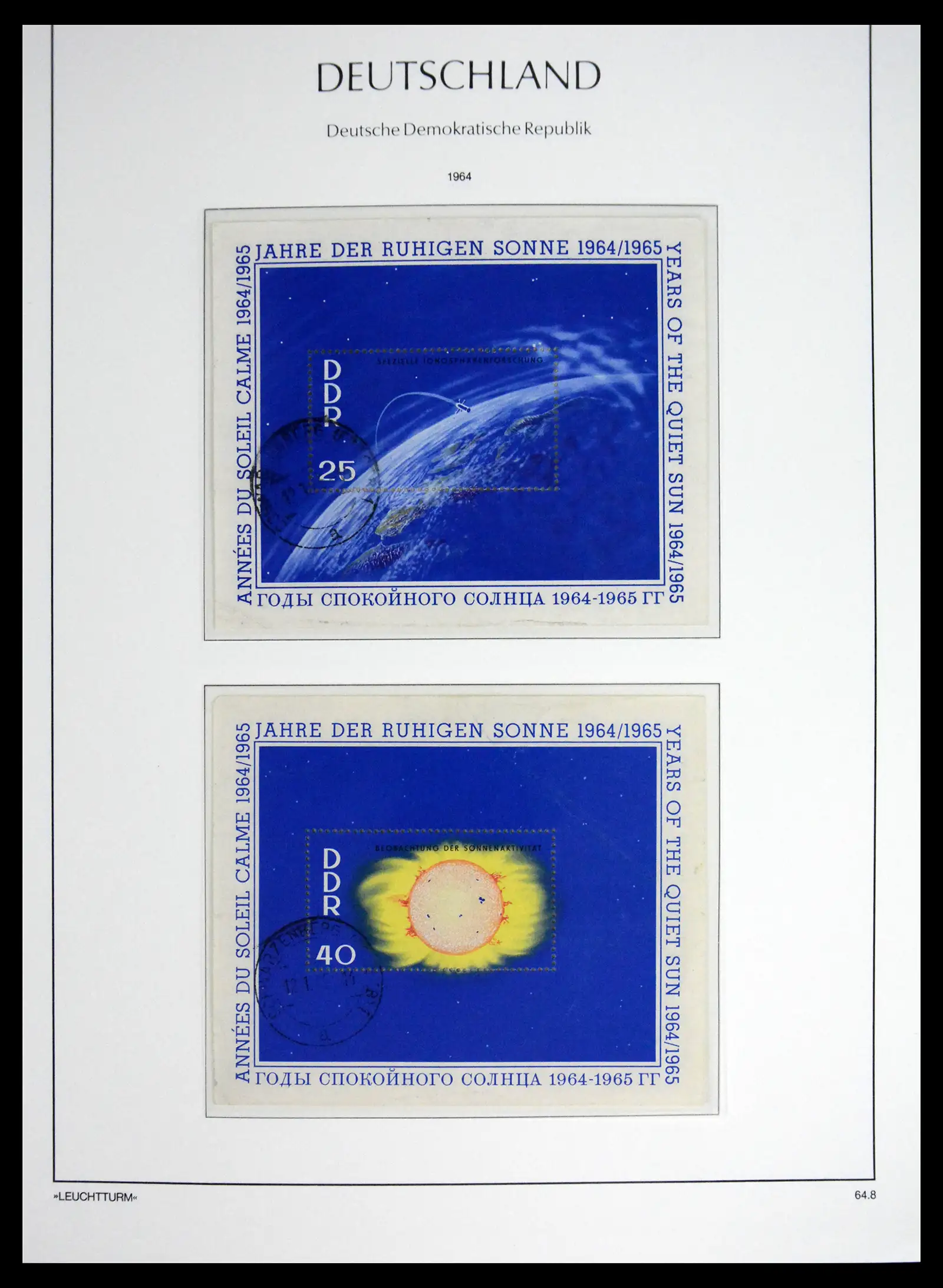 41708 0069 - Postzegelverzameling 41708 DDR compleet gebruikt 1948-1990.