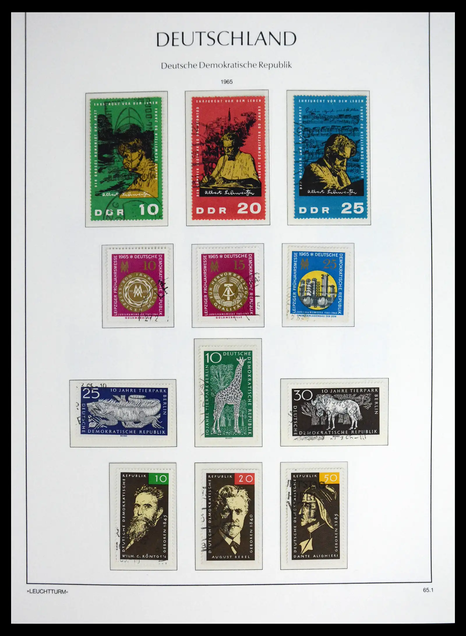 41708 0071 - Postzegelverzameling 41708 DDR compleet gebruikt 1948-1990.
