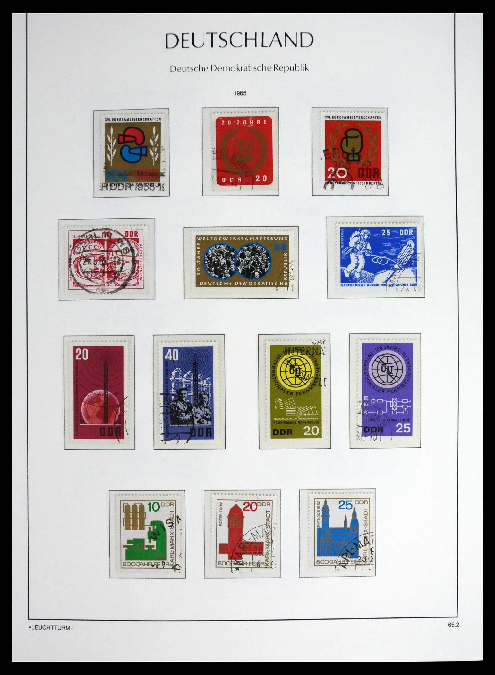 41708 0072 - Postzegelverzameling 41708 DDR compleet gebruikt 1948-1990.