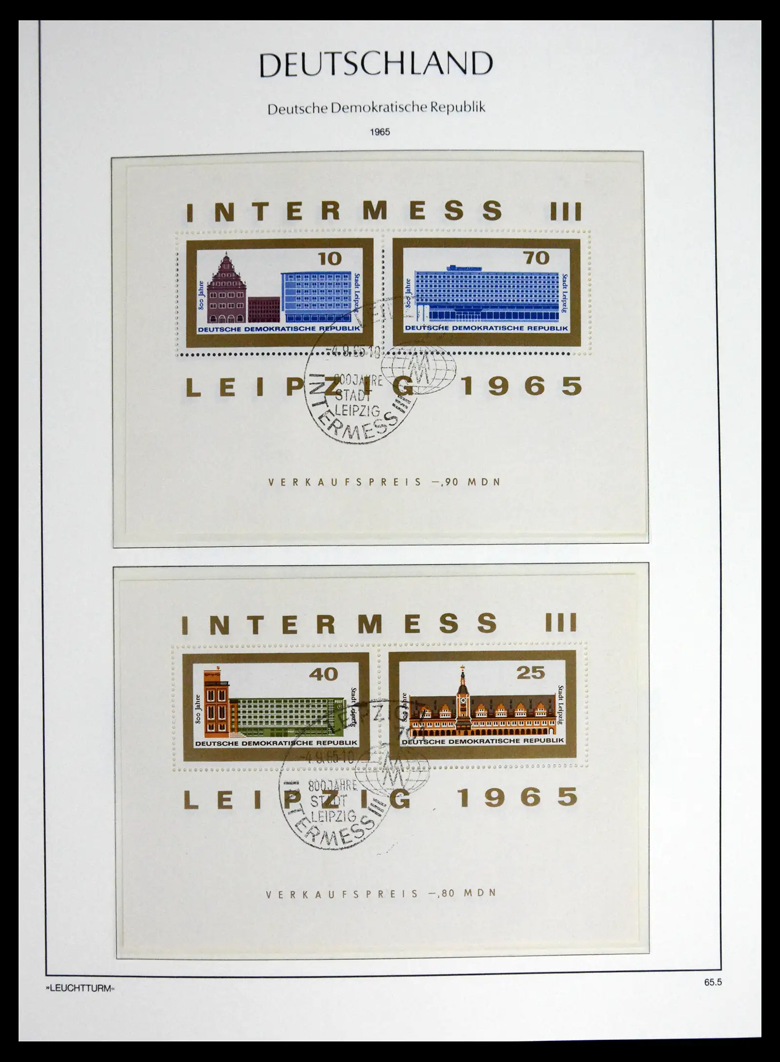 41708 0075 - Postzegelverzameling 41708 DDR compleet gebruikt 1948-1990.