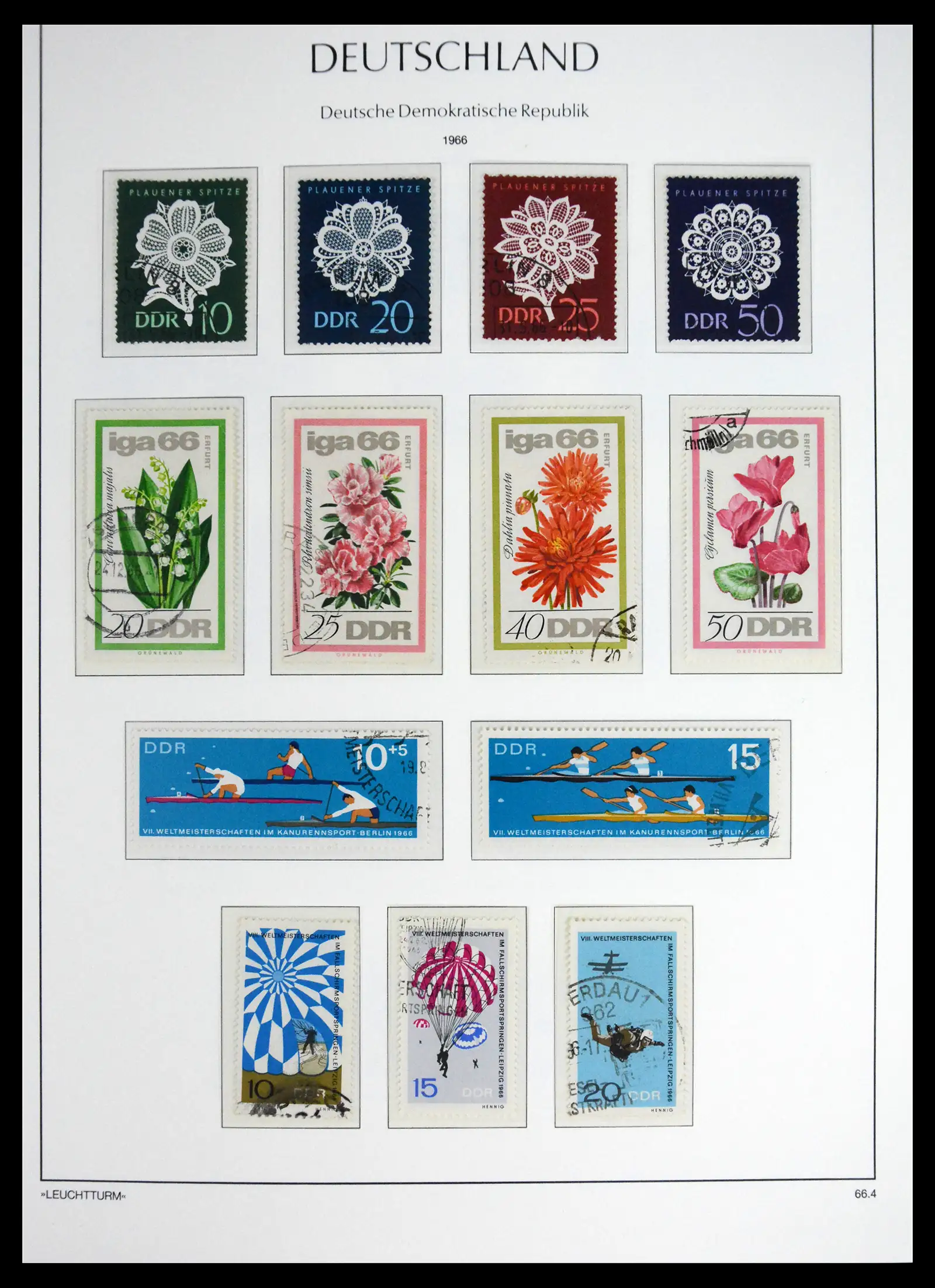 41708 0081 - Postzegelverzameling 41708 DDR compleet gebruikt 1948-1990.