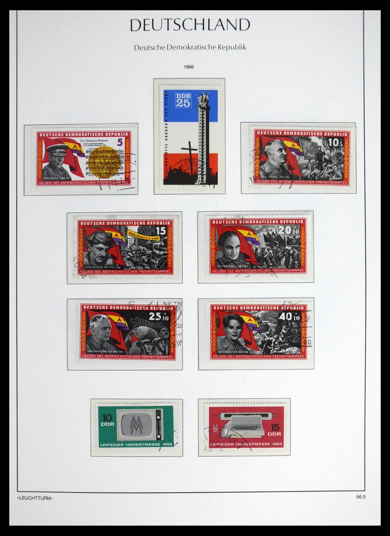 41708 0082 - Postzegelverzameling 41708 DDR compleet gebruikt 1948-1990.