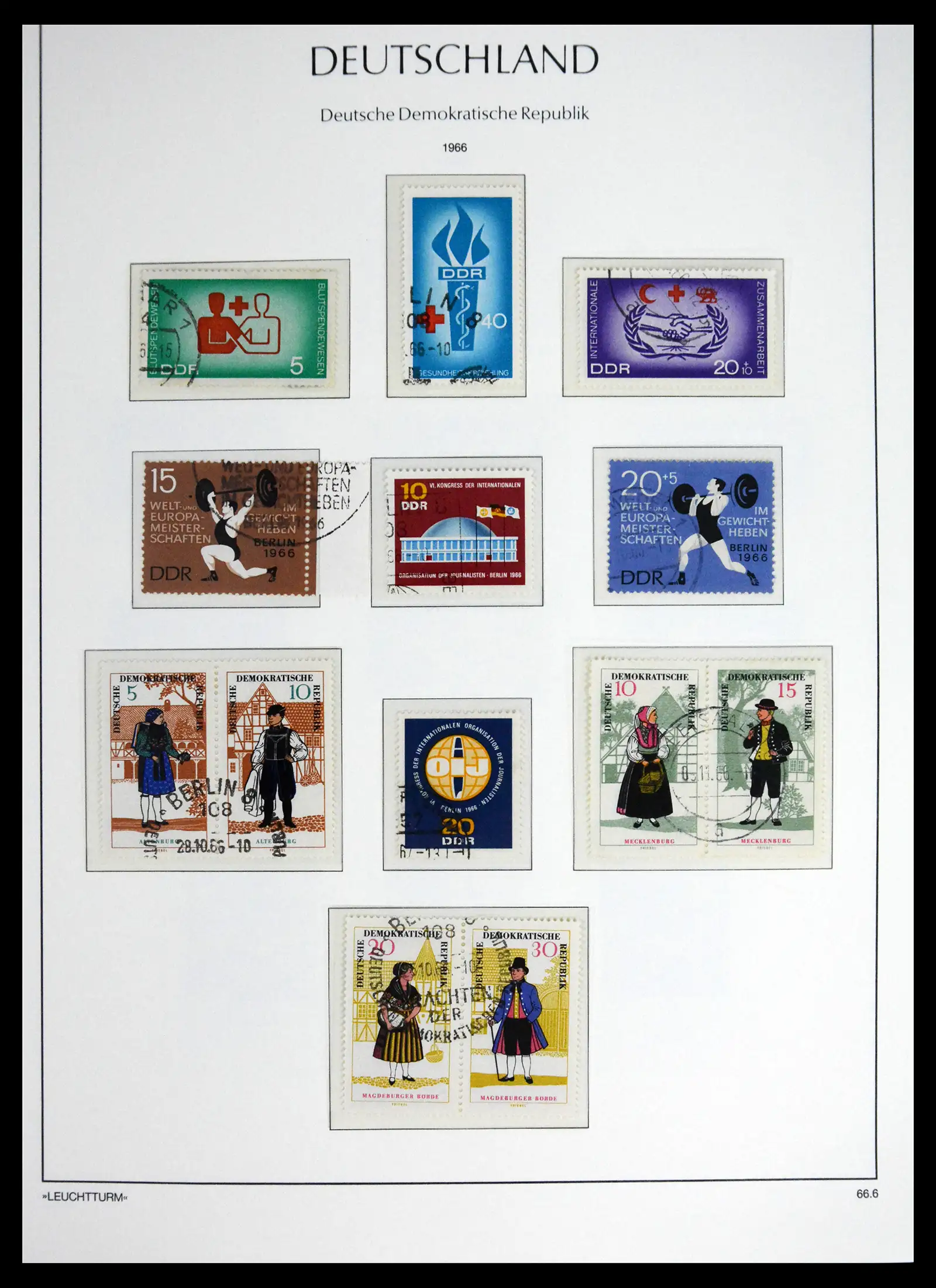 41708 0083 - Postzegelverzameling 41708 DDR compleet gebruikt 1948-1990.