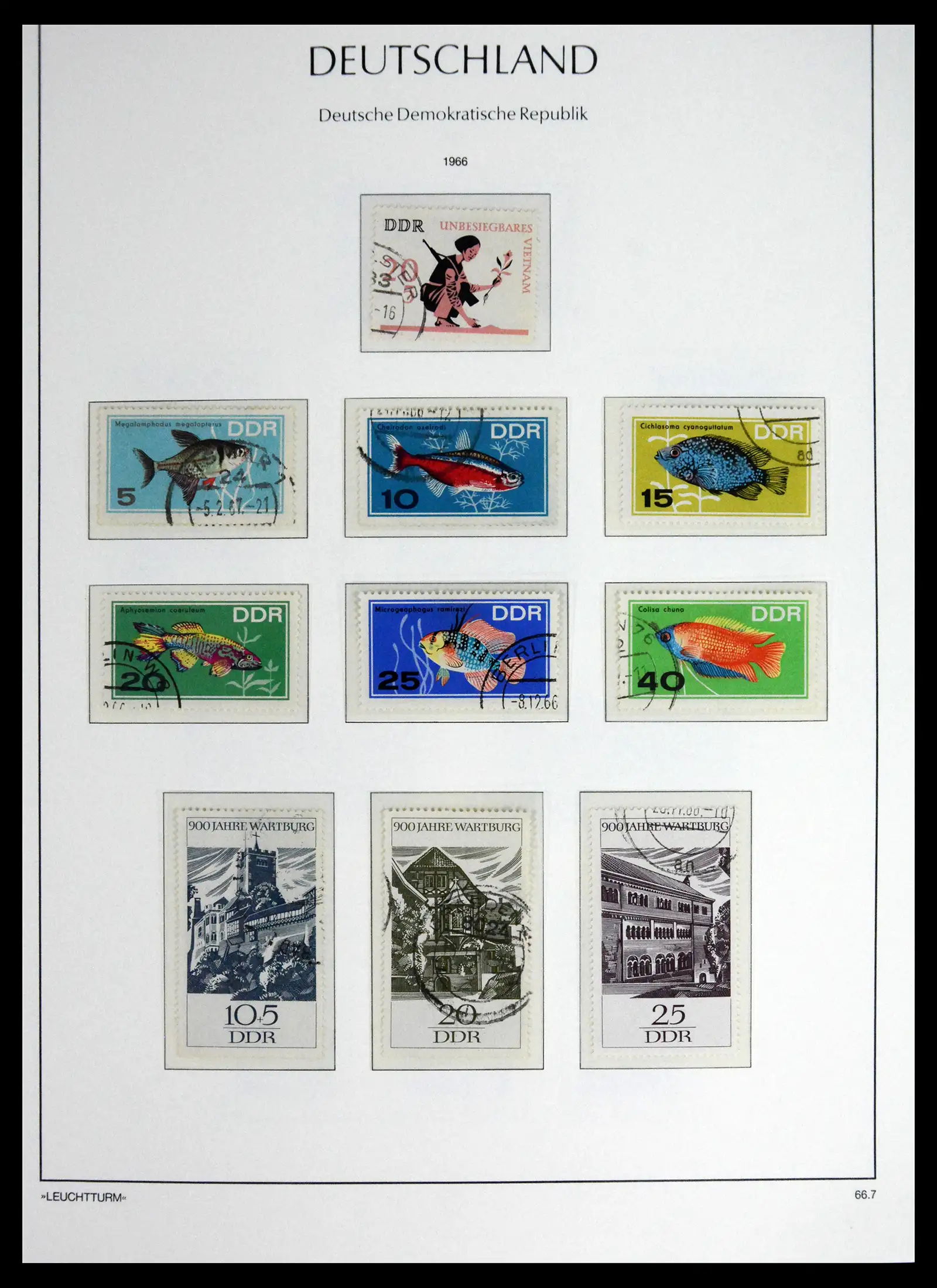 41708 0084 - Postzegelverzameling 41708 DDR compleet gebruikt 1948-1990.