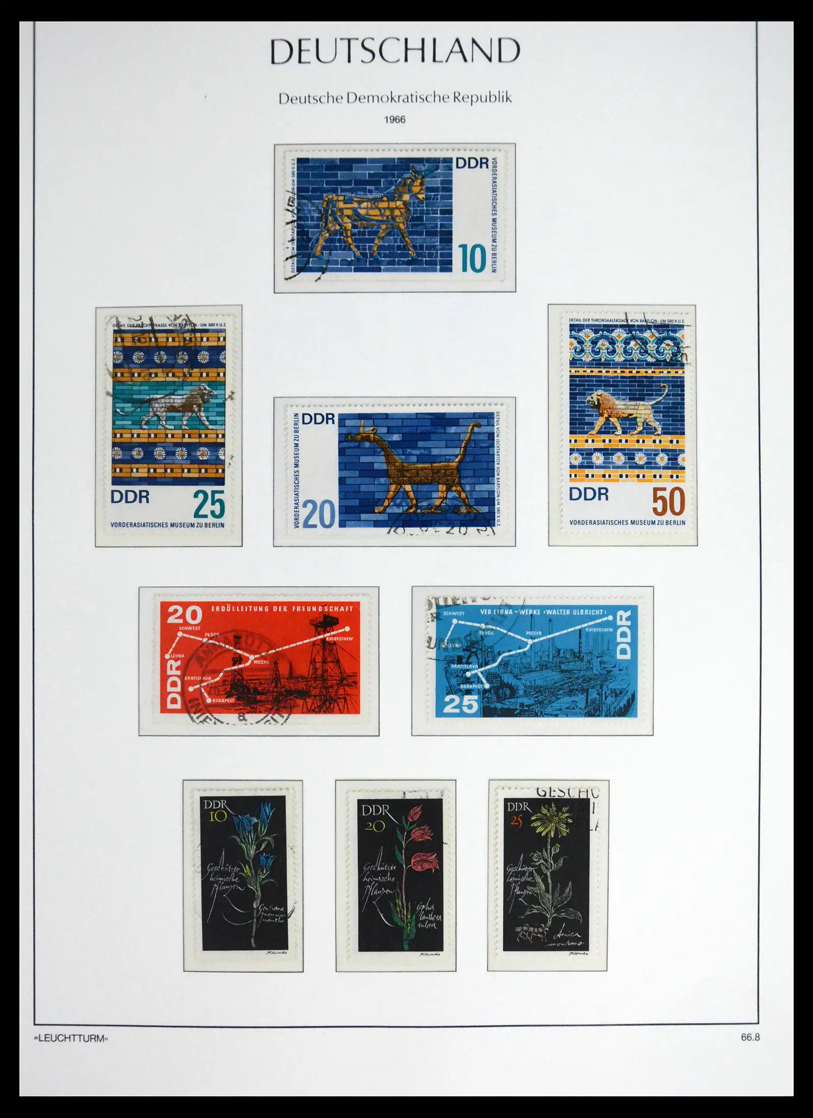 41708 0085 - Postzegelverzameling 41708 DDR compleet gebruikt 1948-1990.