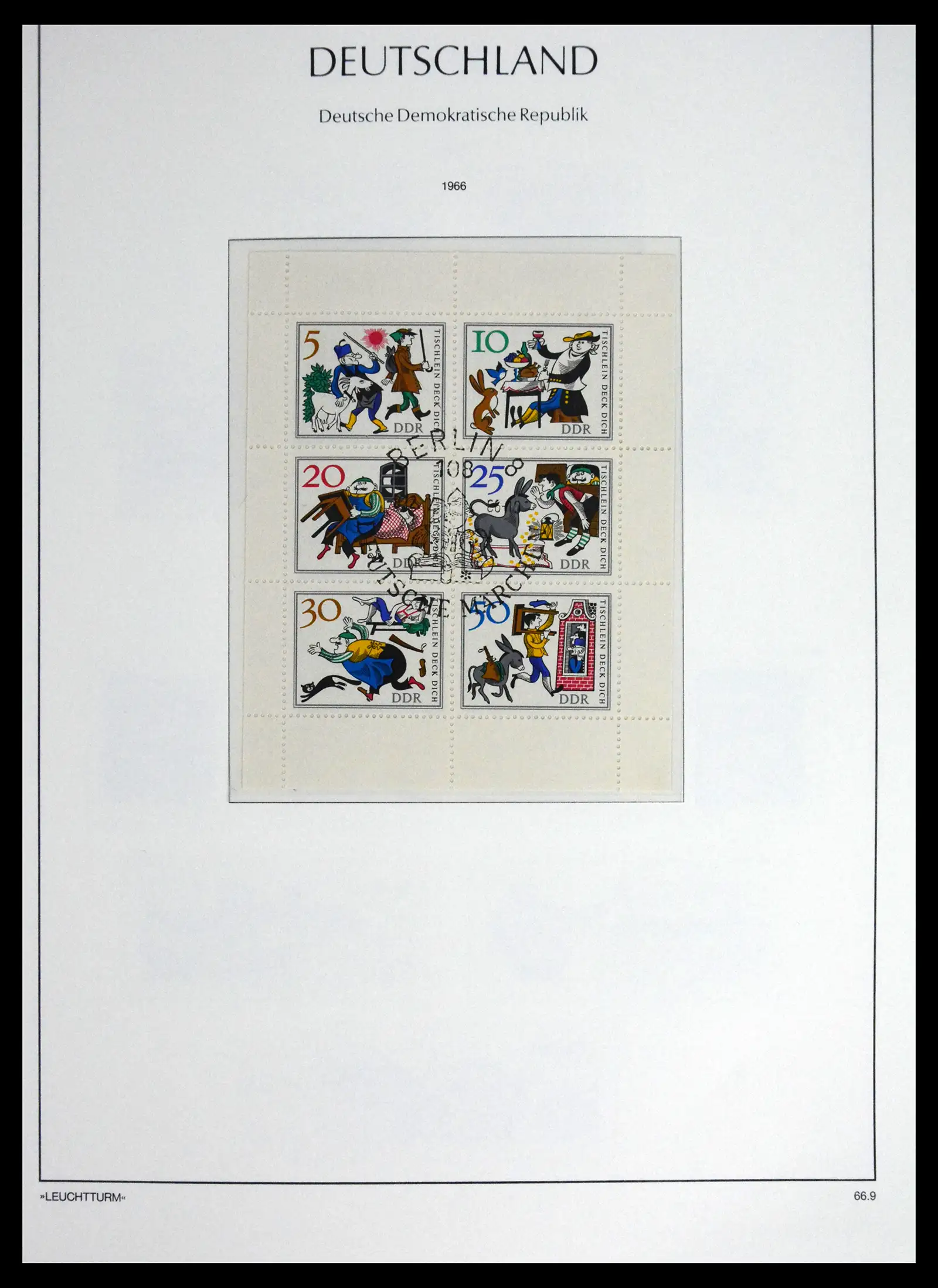 41708 0086 - Postzegelverzameling 41708 DDR compleet gebruikt 1948-1990.