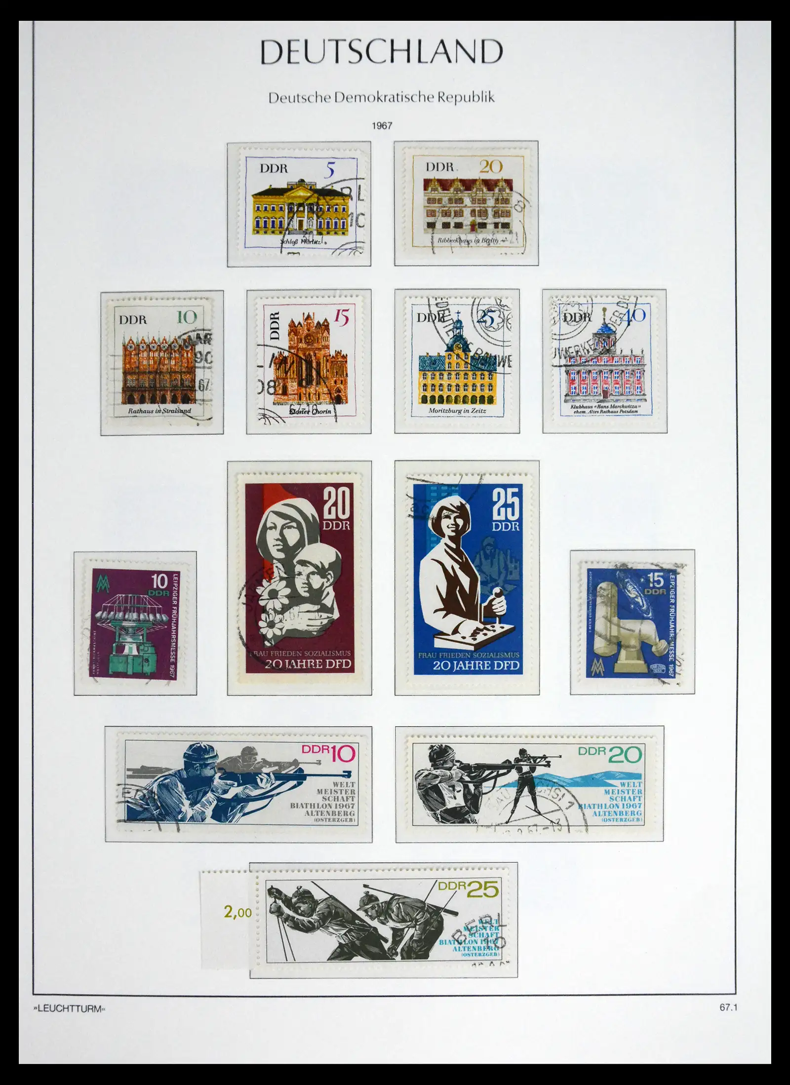 41708 0087 - Postzegelverzameling 41708 DDR compleet gebruikt 1948-1990.