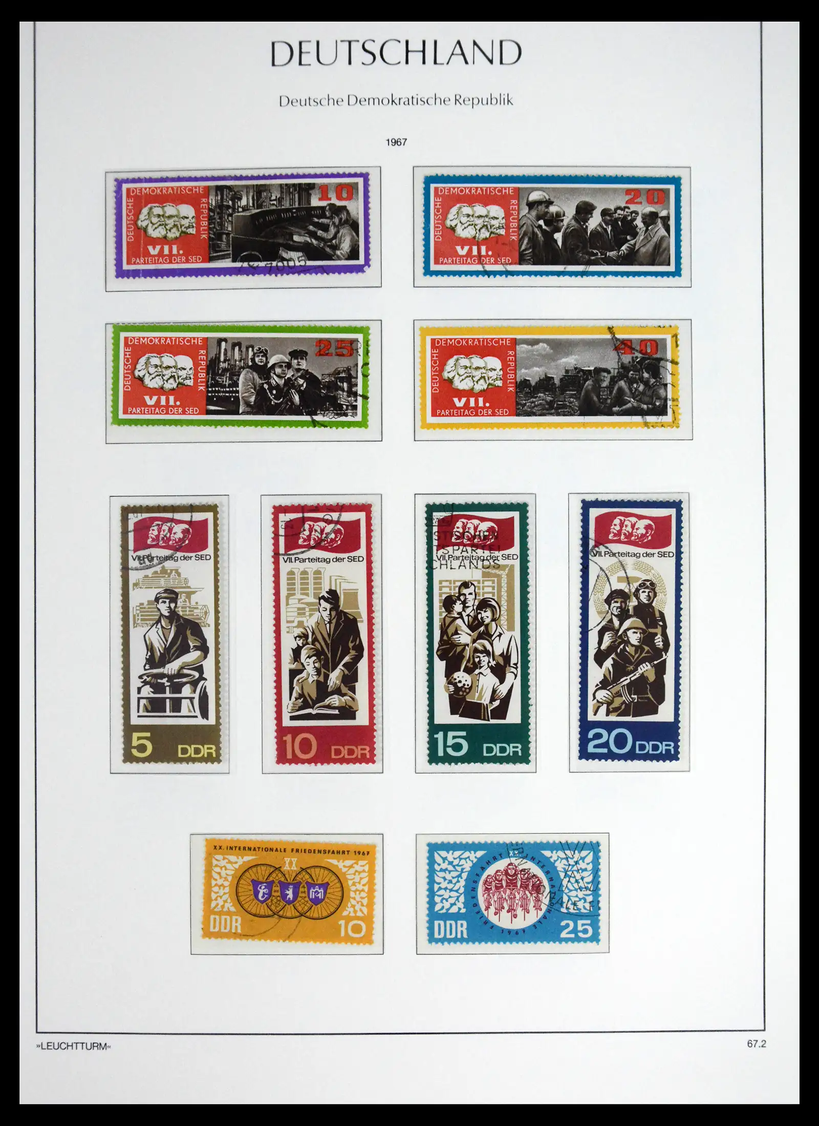 41708 0088 - Postzegelverzameling 41708 DDR compleet gebruikt 1948-1990.