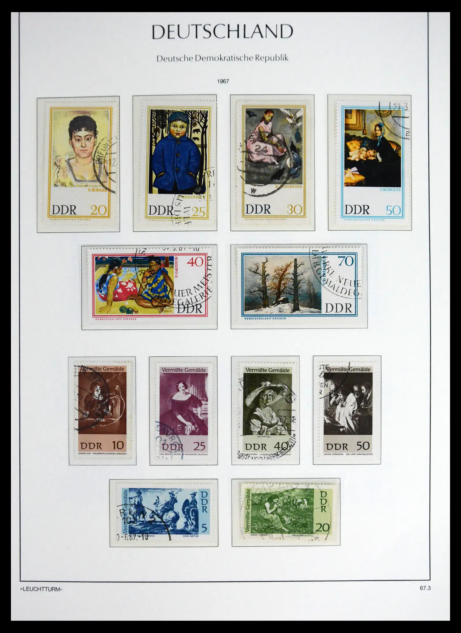 41708 0089 - Postzegelverzameling 41708 DDR compleet gebruikt 1948-1990.