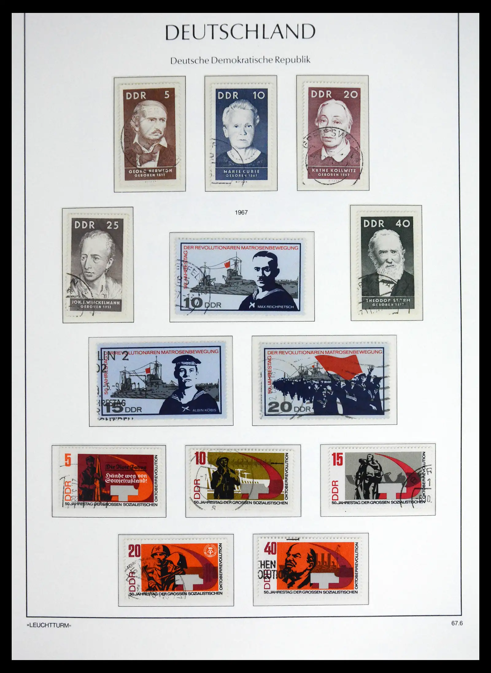 41708 0093 - Postzegelverzameling 41708 DDR compleet gebruikt 1948-1990.