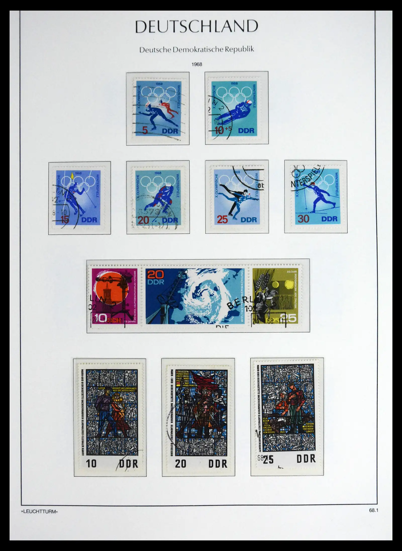 41708 0096 - Postzegelverzameling 41708 DDR compleet gebruikt 1948-1990.