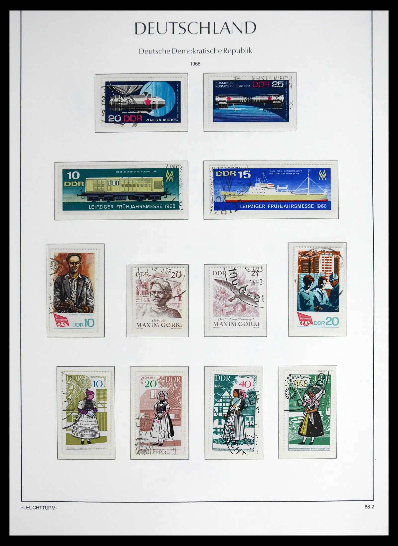 41708 0097 - Postzegelverzameling 41708 DDR compleet gebruikt 1948-1990.