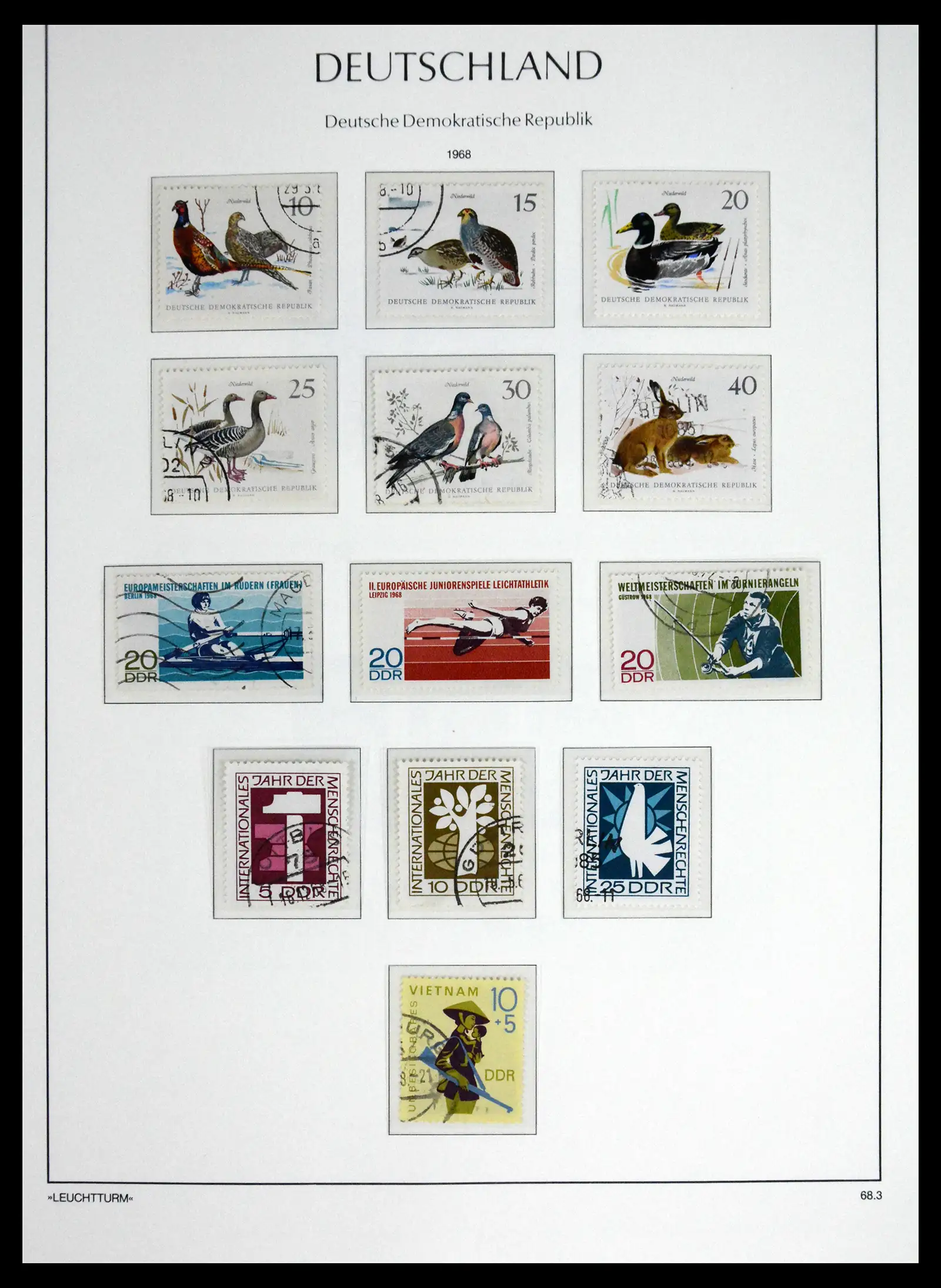 41708 0098 - Postzegelverzameling 41708 DDR compleet gebruikt 1948-1990.