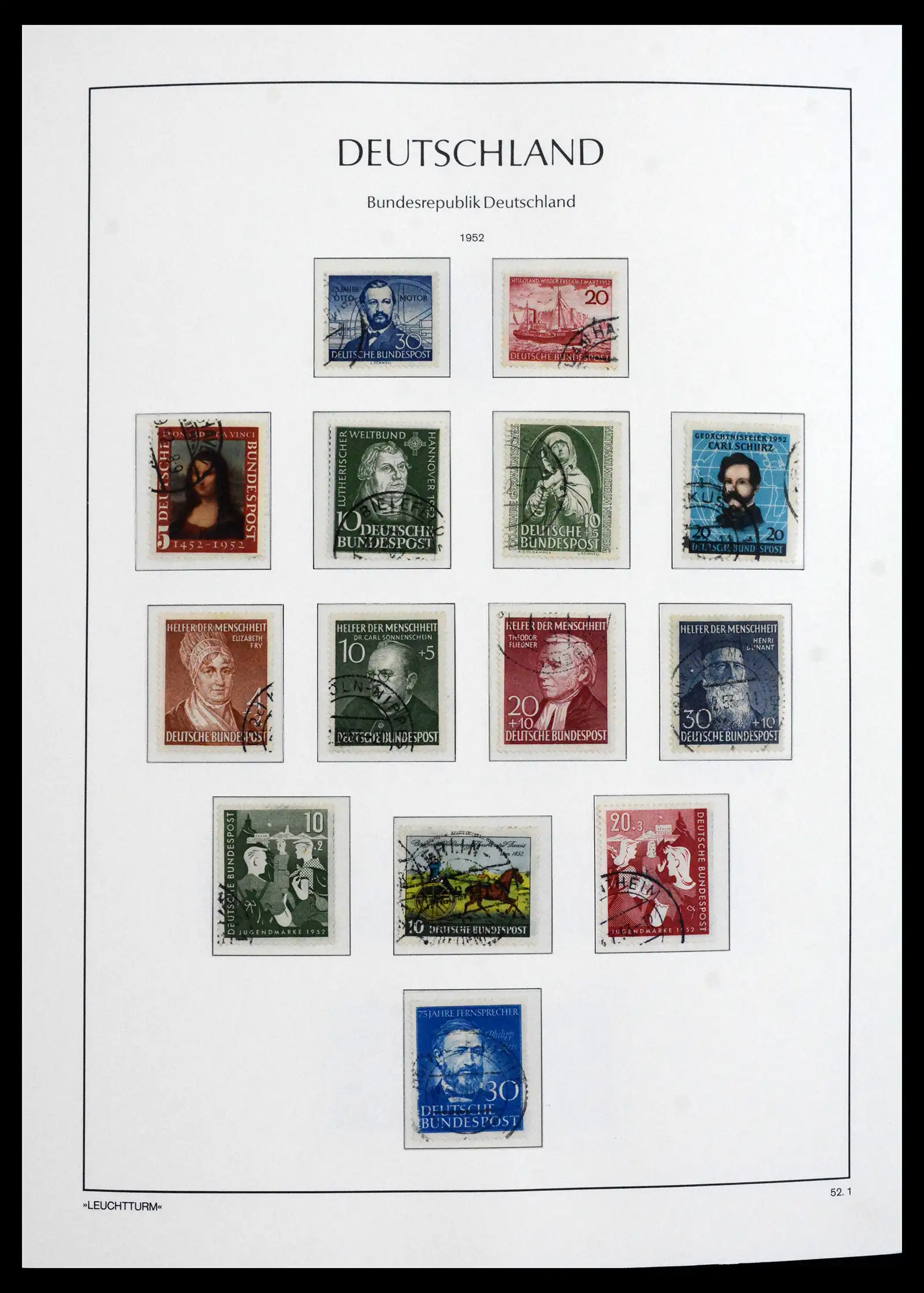 41709 0004 - Stamp collection 41709 Germany Bundespost complete used 1949-1980.