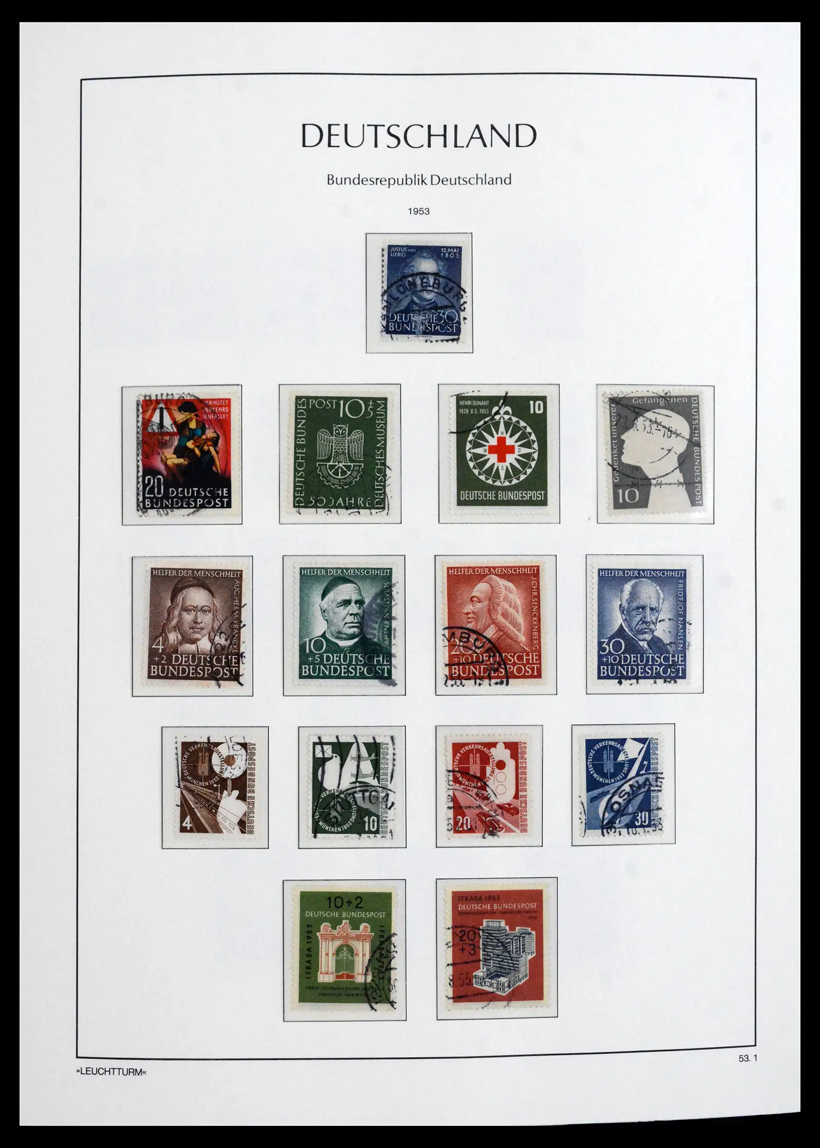 41709 0005 - Stamp collection 41709 Germany Bundespost complete used 1949-1980.